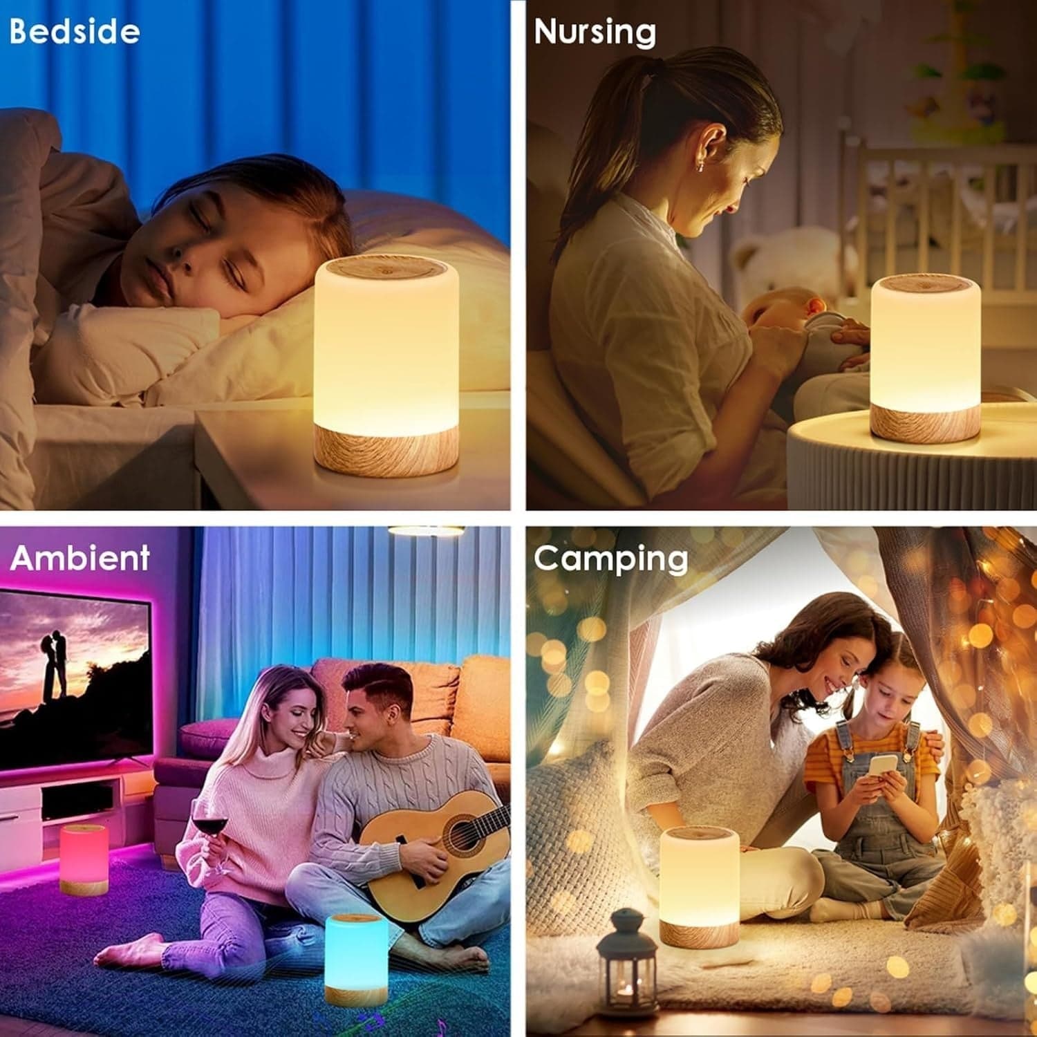 Luci notturne per bambini per camera da letto,da comodino touch senza fili in Luci notturne per bambini CL Store - Battipaglia, commercioVirtuoso.it