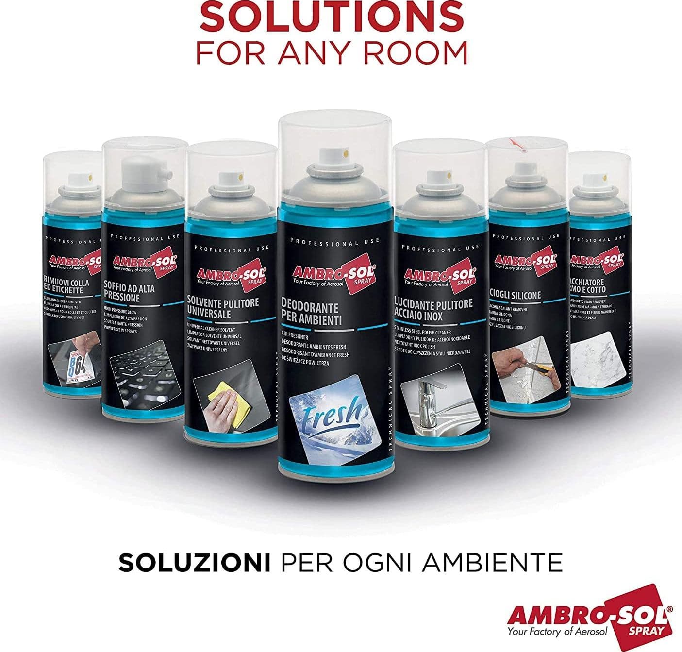 Rimuovi Etichette Spray 200 Ml Ad Azione Rapida Per Colla E Adesivi Ambrosol in Detergenti multiuso BricoGo - Marano di Napoli, commercioVirtuoso.it