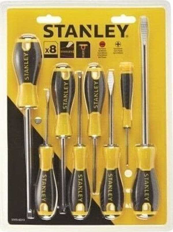 Stanley STHT0-60210 Set Attrezzi 8 Giraviti ESSENTIAL in Set cacciaviti CL Store - Battipaglia, commercioVirtuoso.it