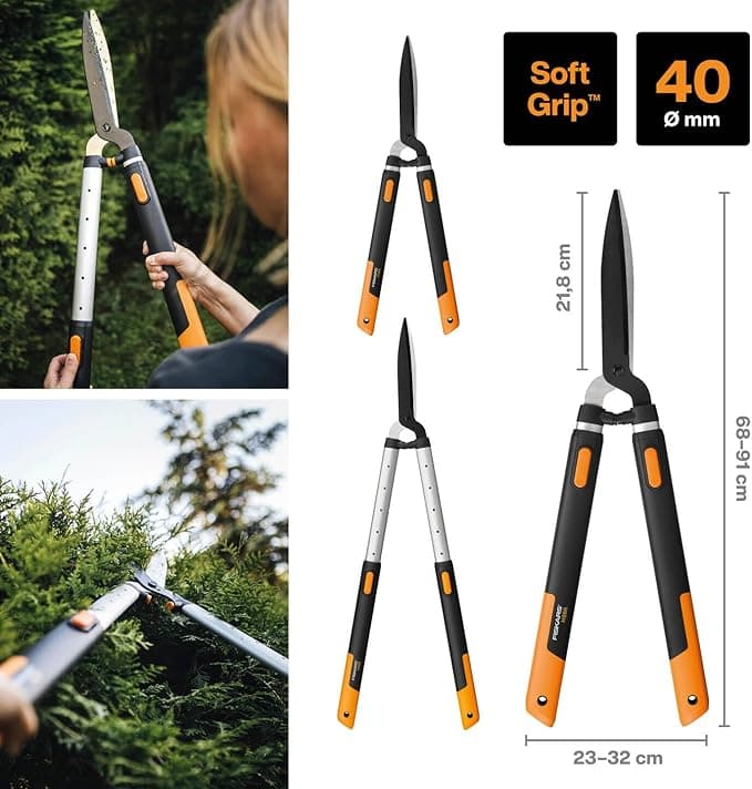 Fiskars Cesoia Per Siepi Telescopica Smartfit Hs86 Cm. 67,5÷92,5 in Cesoie BricoGo - Marano di Napoli, commercioVirtuoso.it