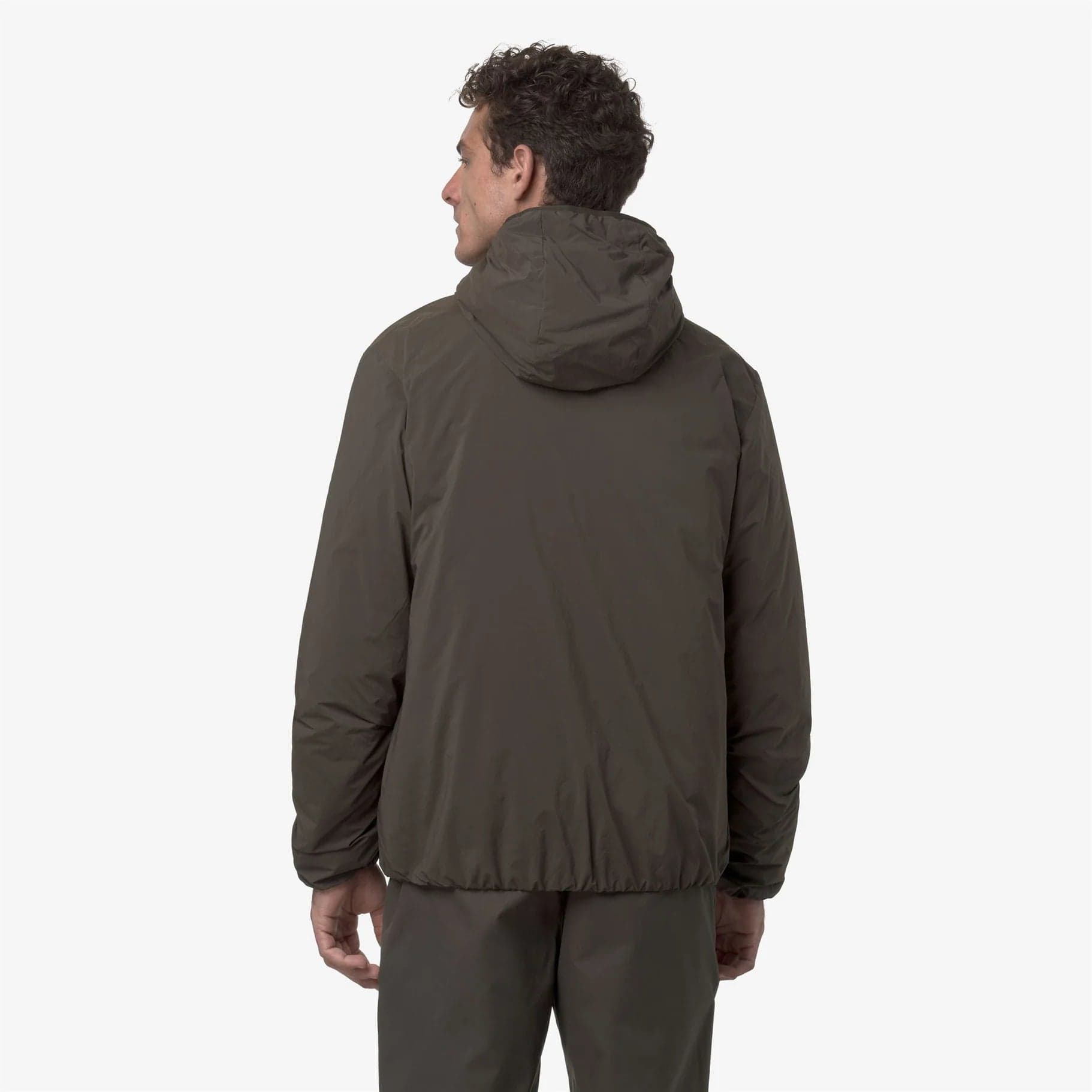 K-Way Giacca corta Uomo K-way Jack Plain Warm K2136DW-XRG Black olive da uomo in Giacche Drestige - Casamassima, commercioVirtuoso.it