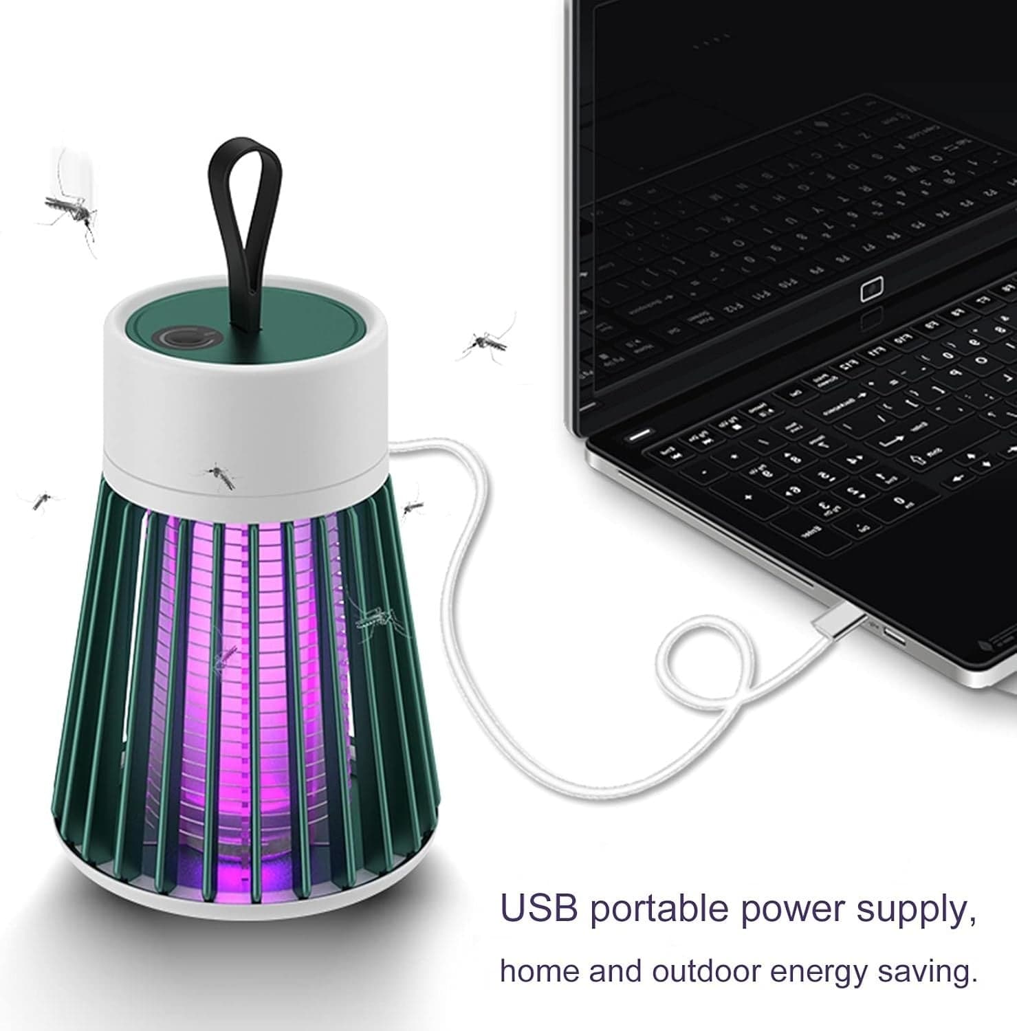 Lampada antizanzare portatile elettronica per uso domestico BG-002 LED-UV 368nm in Zanzare CL Store - Battipaglia, commercioVirtuoso.it