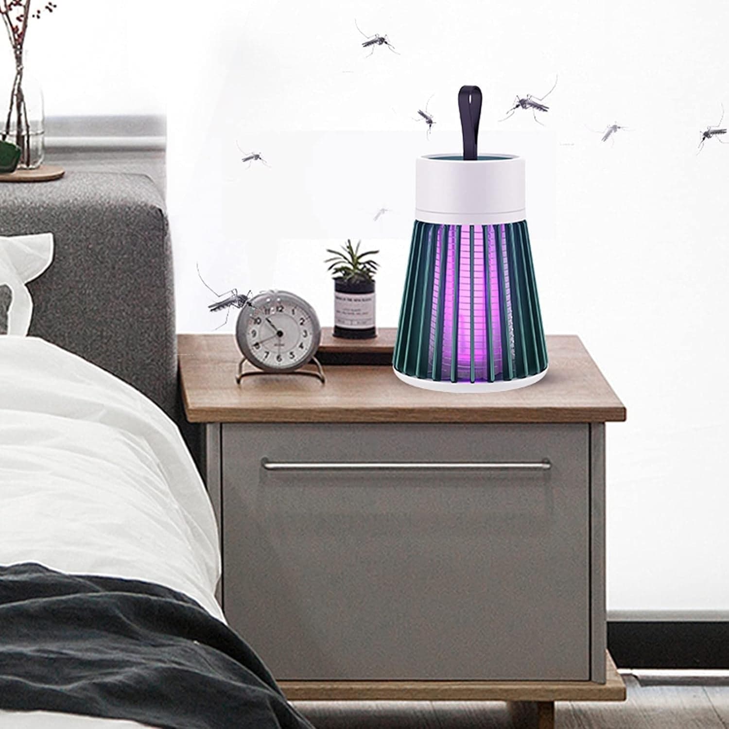 Lampada antizanzare portatile elettronica per uso domestico BG-002 LED-UV 368nm in Zanzare CL Store - Battipaglia, commercioVirtuoso.it
