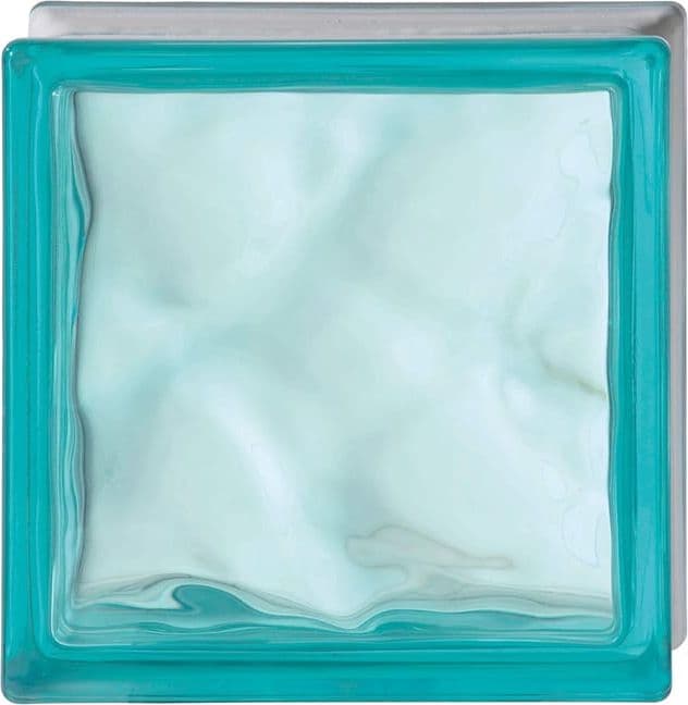 Vetro Mattone Ondulato 19 X 19 Acquamarina Made In Italy in Parascintille BricoGo - Marano di Napoli, commercioVirtuoso.it