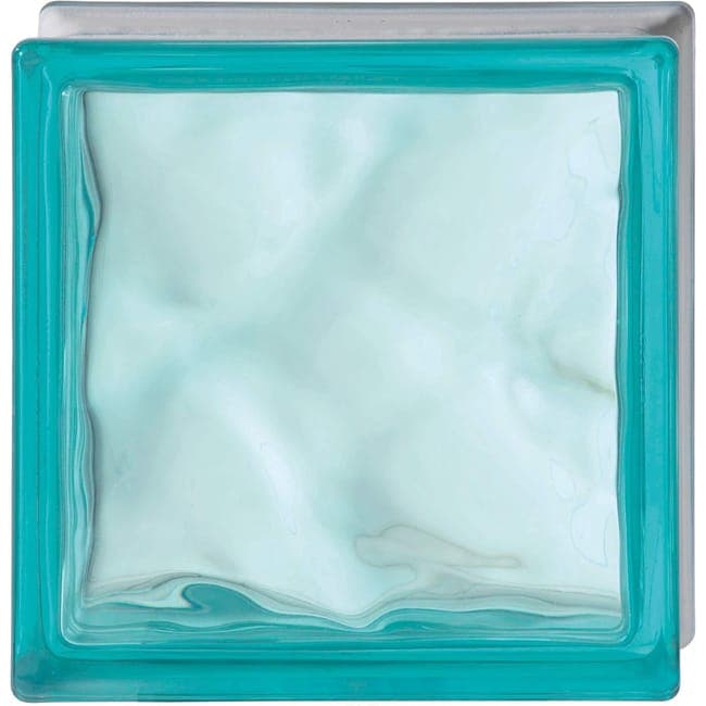 Vetro Mattone Ondulato 19 X 19 Acquamarina Made In Italy in Parascintille BricoGo - Marano di Napoli, commercioVirtuoso.it