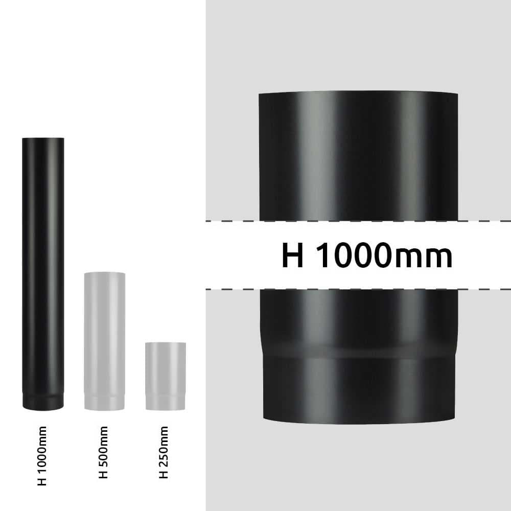 Tubo Per Stufa A Legna 'Plus Light' Ø 150X1000 Mm - Save in Tubi di scarico BricoGo - Marano di Napoli, commercioVirtuoso.it