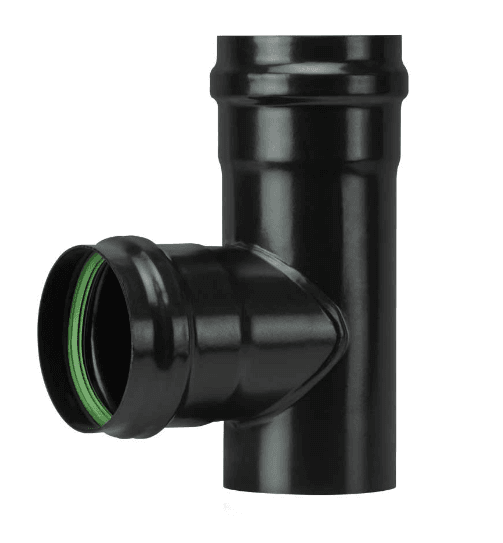 RACCORDO A T PER STUFE A PELLET 'LIGHT' Ø 80 mm - SAVE