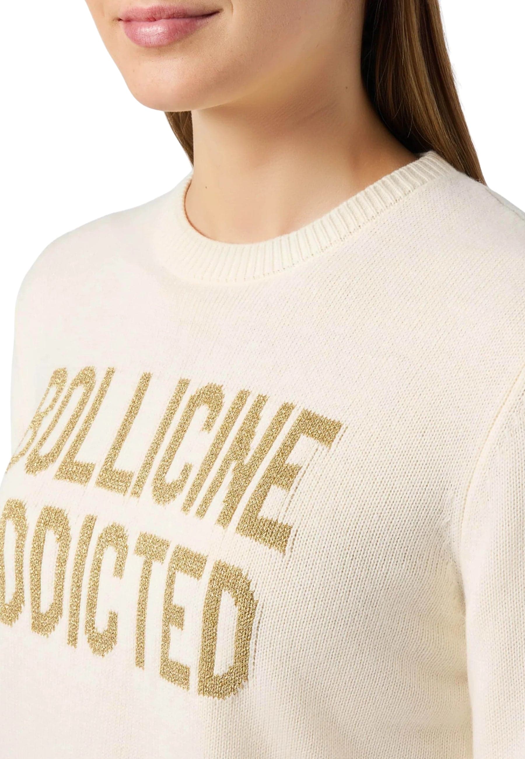SAINT BARTH maglia Donna scritta lurex da donna in T-shirt Drestige - Casamassima, commercioVirtuoso.it