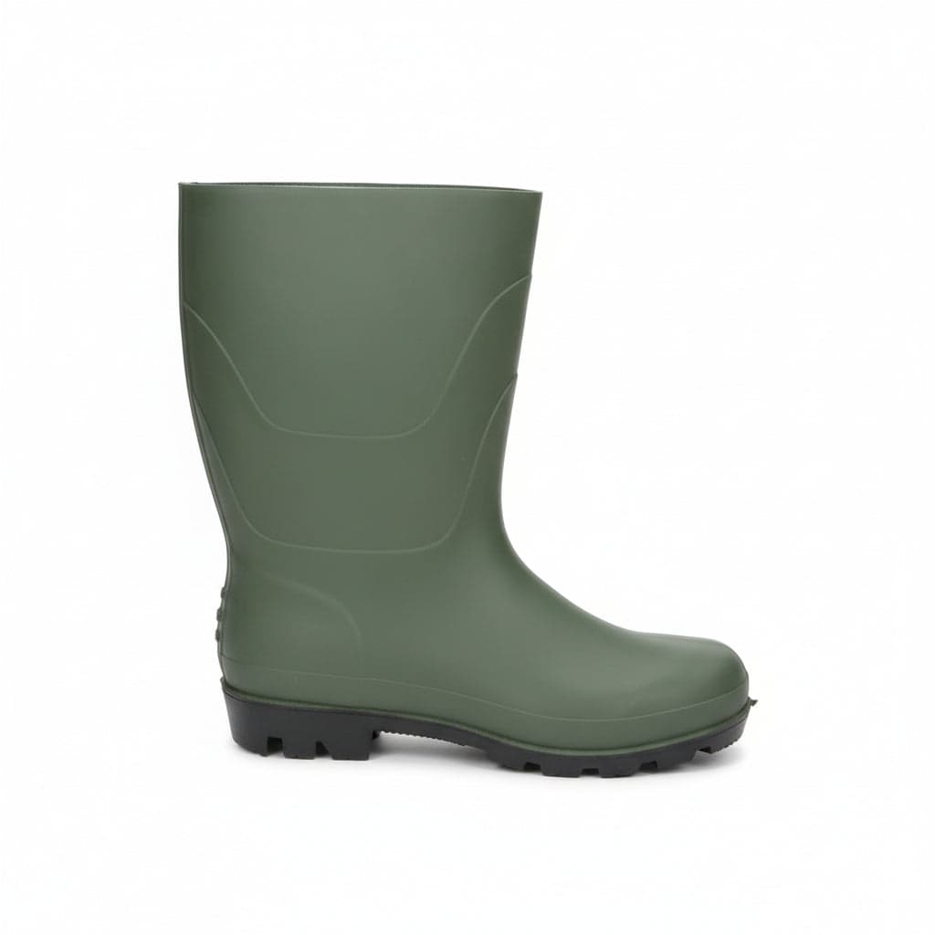 Stivali A Tronchetto In Pvc Verde- - Nâ°40 - 1 Paio Excel