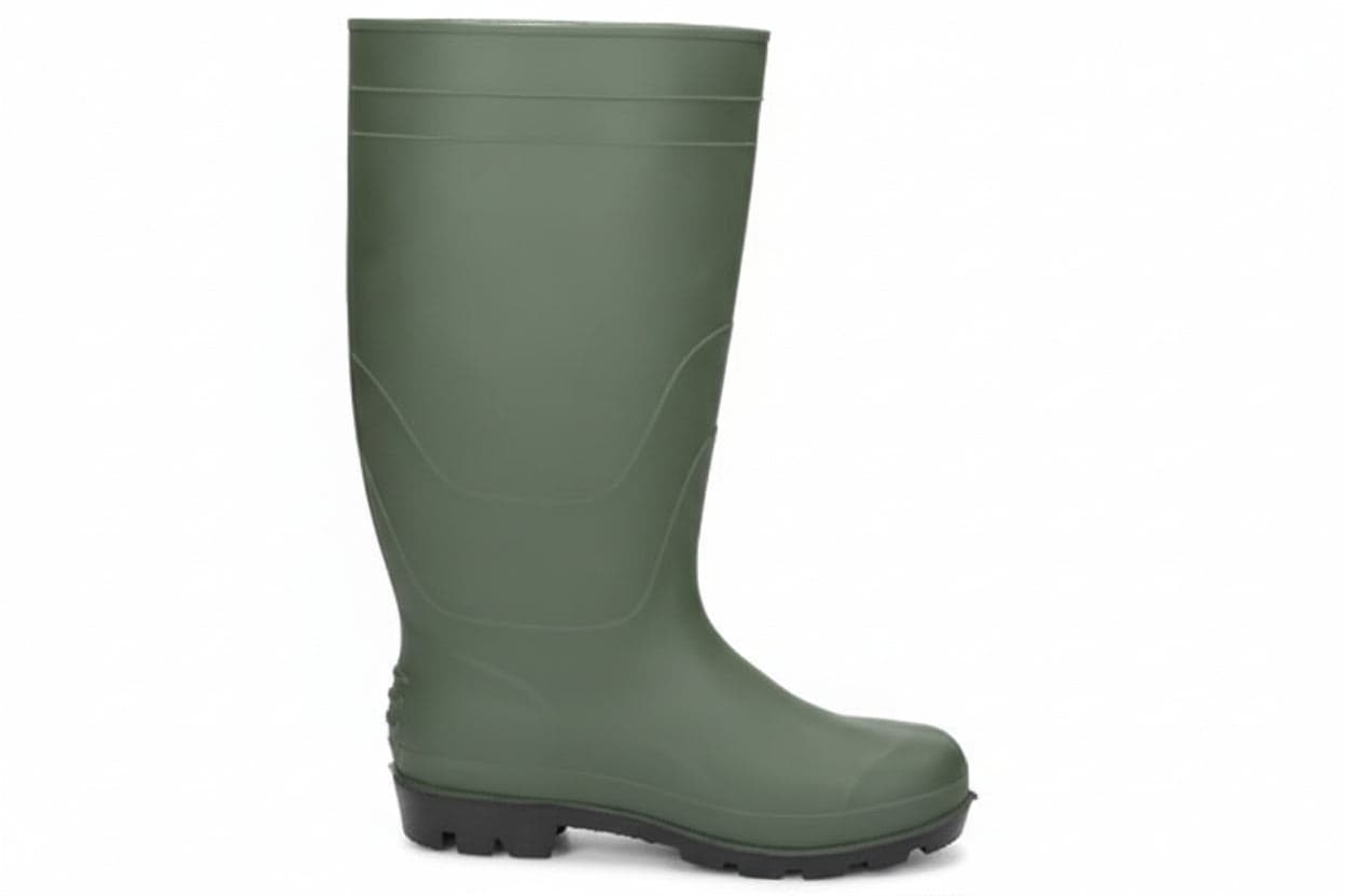 Stivali a Ginocchio in PVC Verde N°41 1 Paio Excel