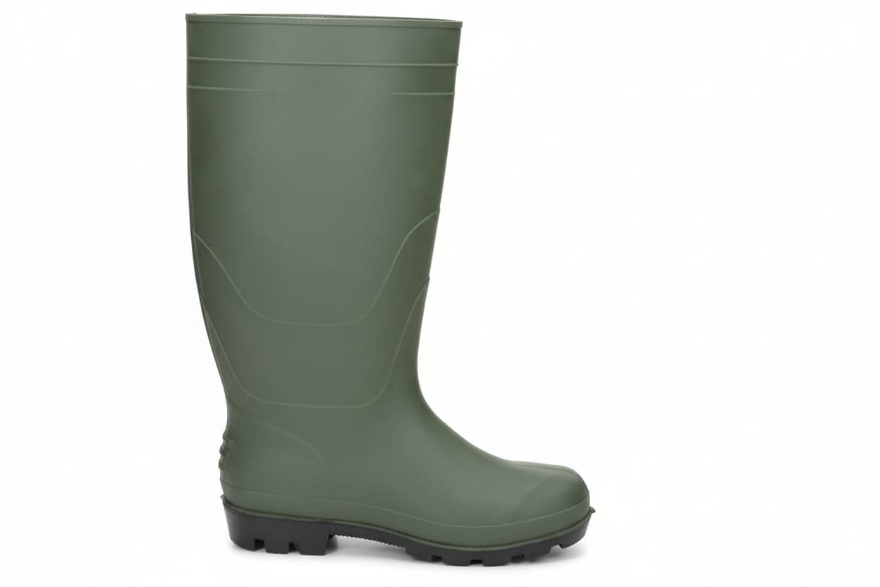 Stivali a Ginocchio in PVC Verde N°43 1 Paio Excel