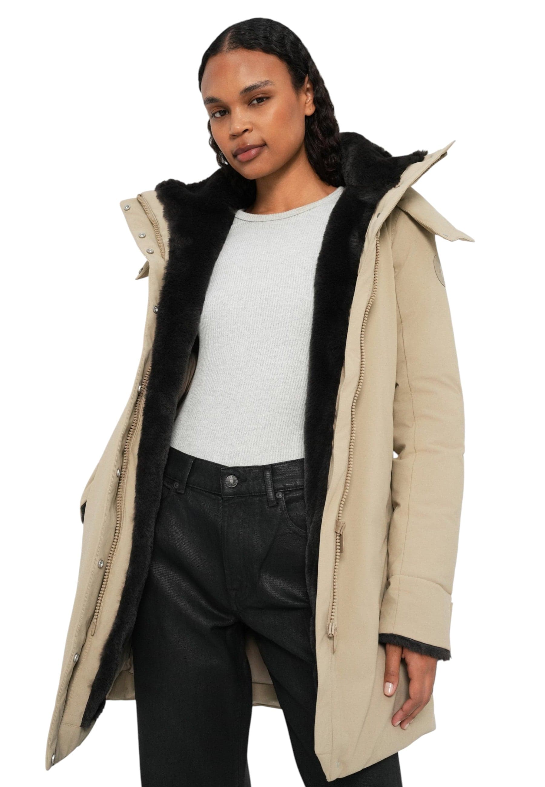 SAVE THE DUCK Parka con cappuccio Donna save the duck p42800w-smeg21-22 Samantah da donna in Giacche Drestige - Casamassima, commercioVirtuoso.it