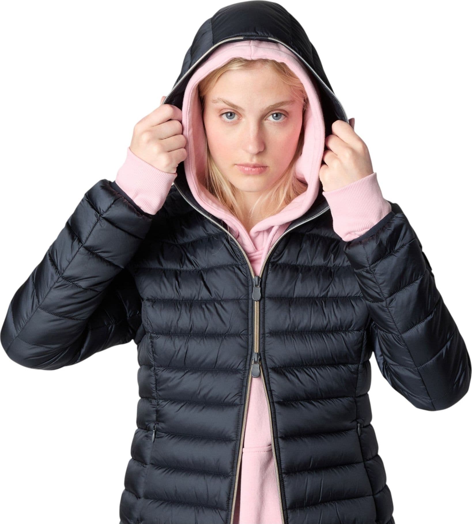 SAVE THE DUCK Giacca con cappuccio Donna save the duck d33620w-iris21-10 Alexis da donna in Giacche Drestige - Casamassima, commercioVirtuoso.it