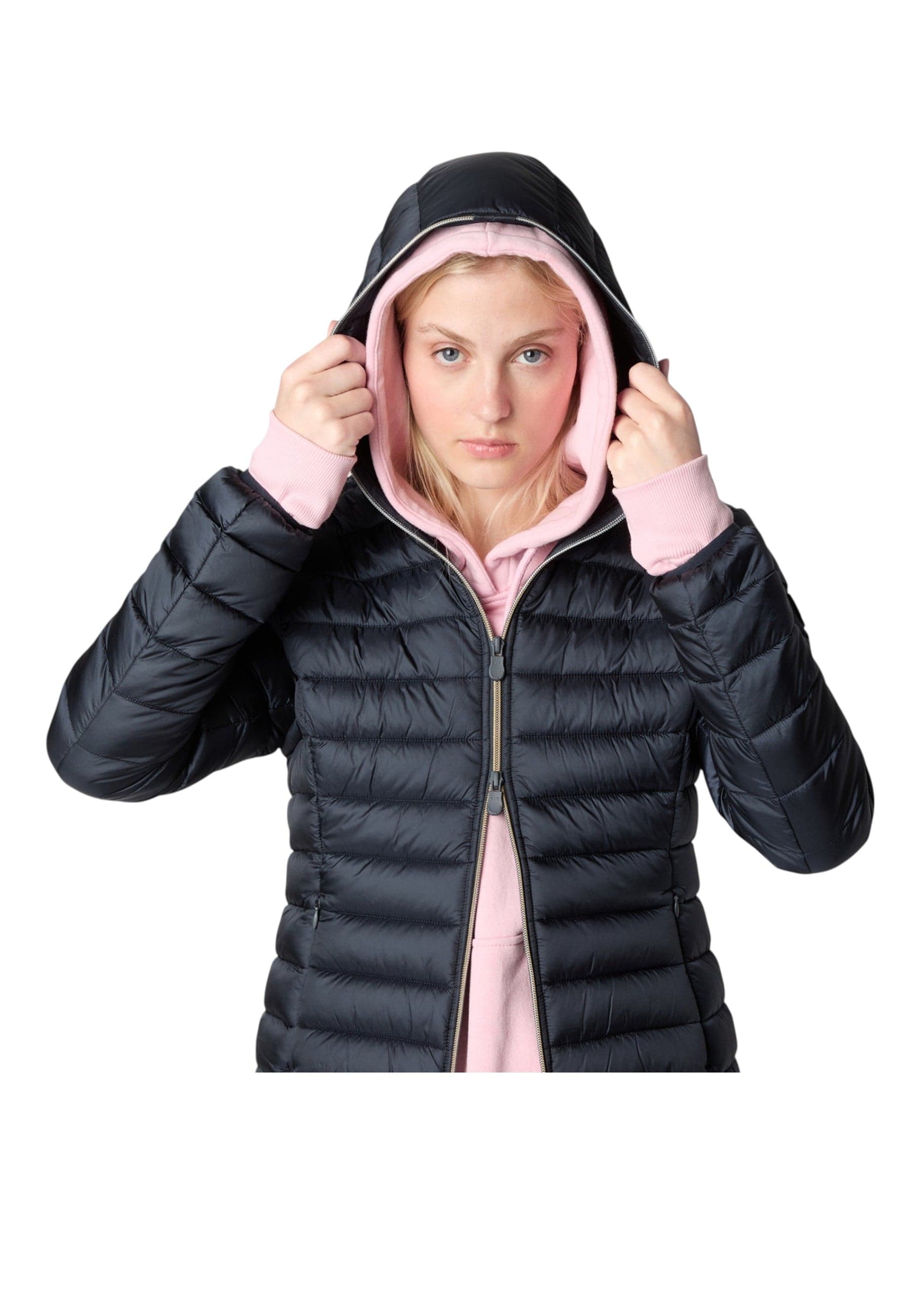 SAVE THE DUCK Giacca con cappuccio Donna save the duck d33620w-iris21-10 Alexis da donna in Giacche Drestige - Casamassima, commercioVirtuoso.it