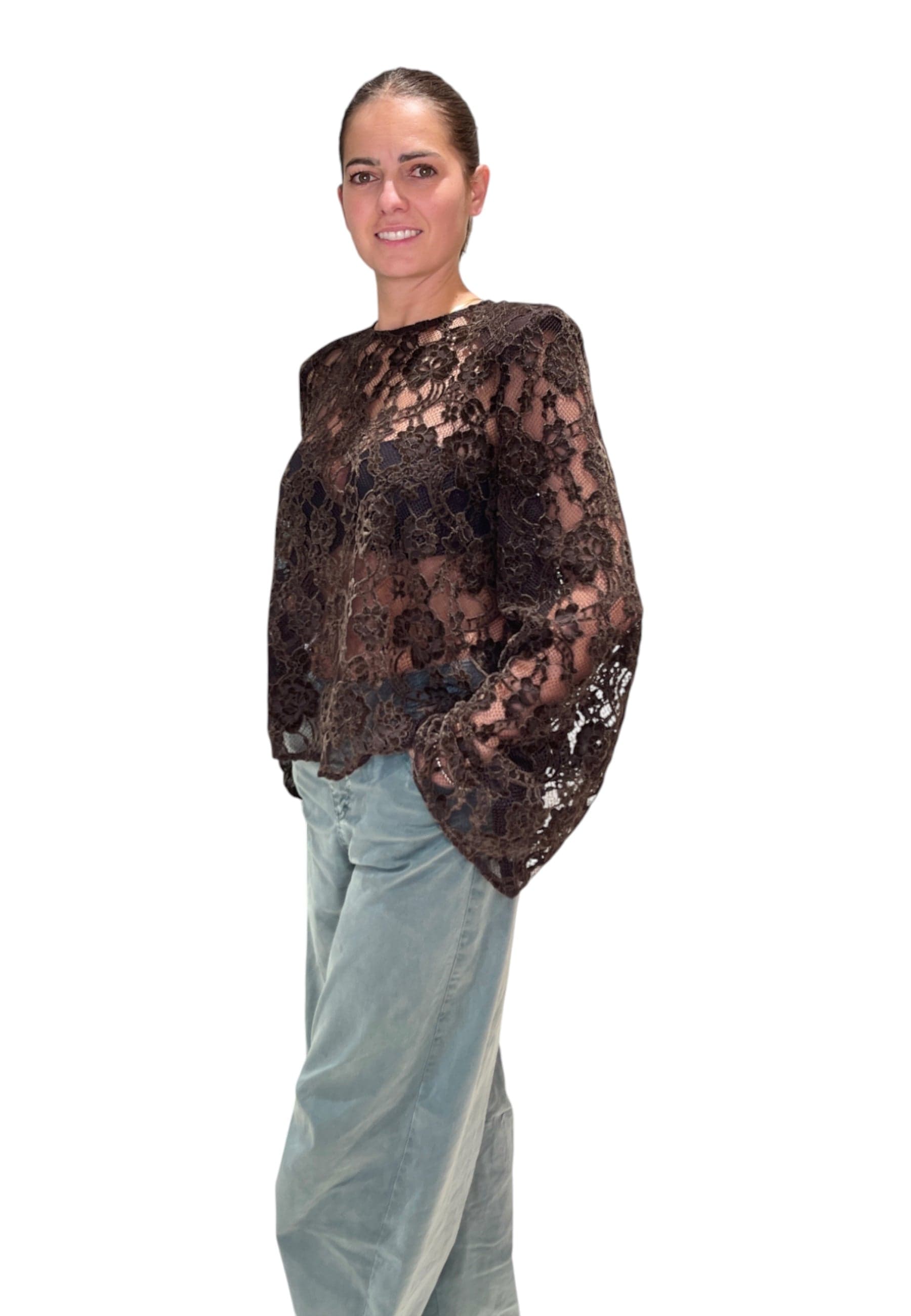 PLEASE T-shirt pizzo Donna Please da donna in T-shirt Drestige - Casamassima, commercioVirtuoso.it