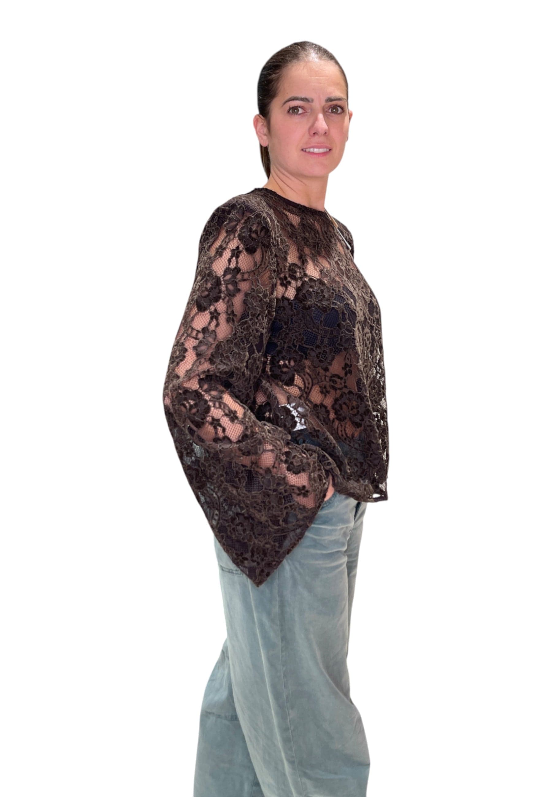 PLEASE T-shirt pizzo Donna Please da donna in T-shirt Drestige - Casamassima, commercioVirtuoso.it