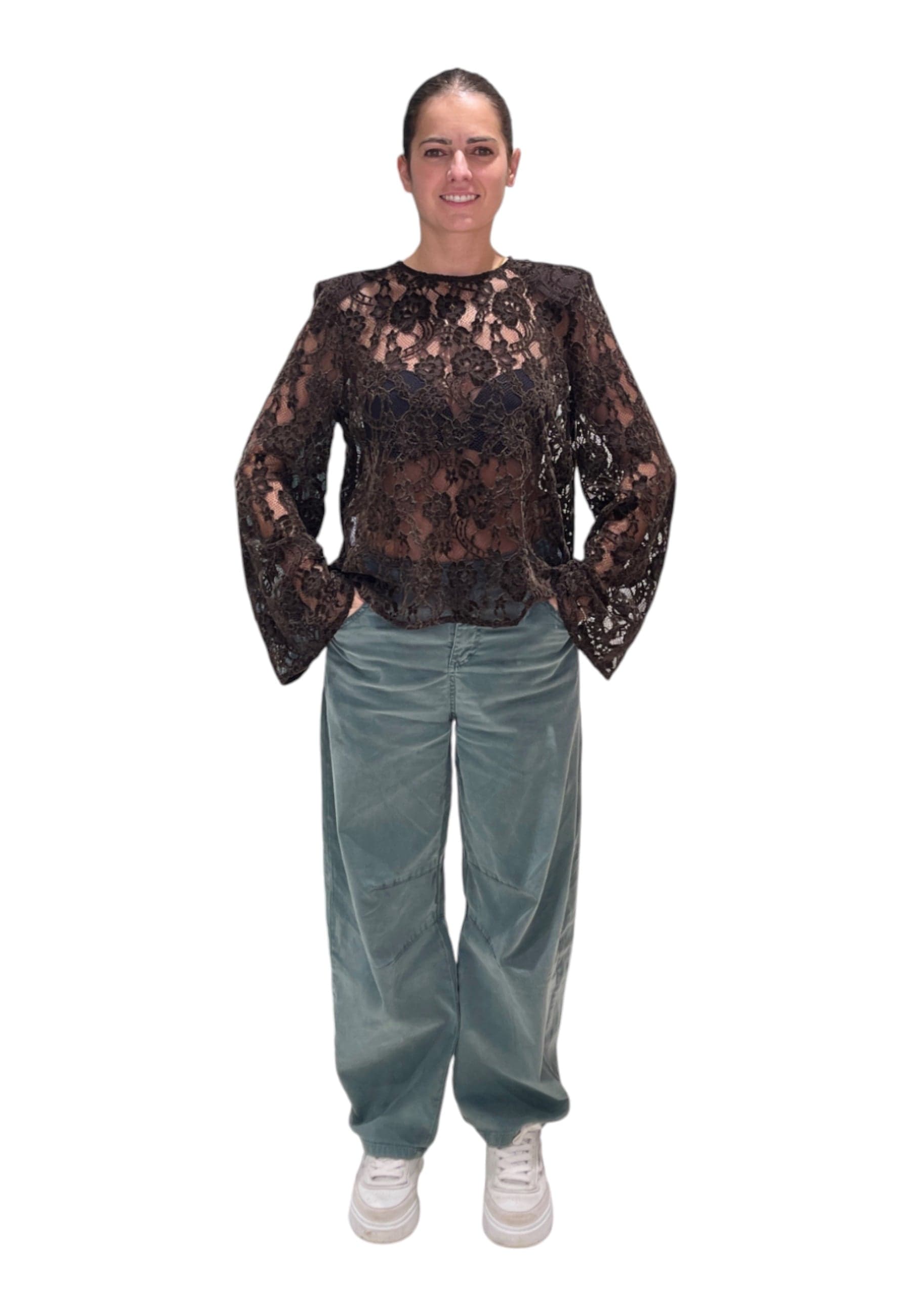 PLEASE T-shirt pizzo Donna Please da donna in T-shirt Drestige - Casamassima, commercioVirtuoso.it