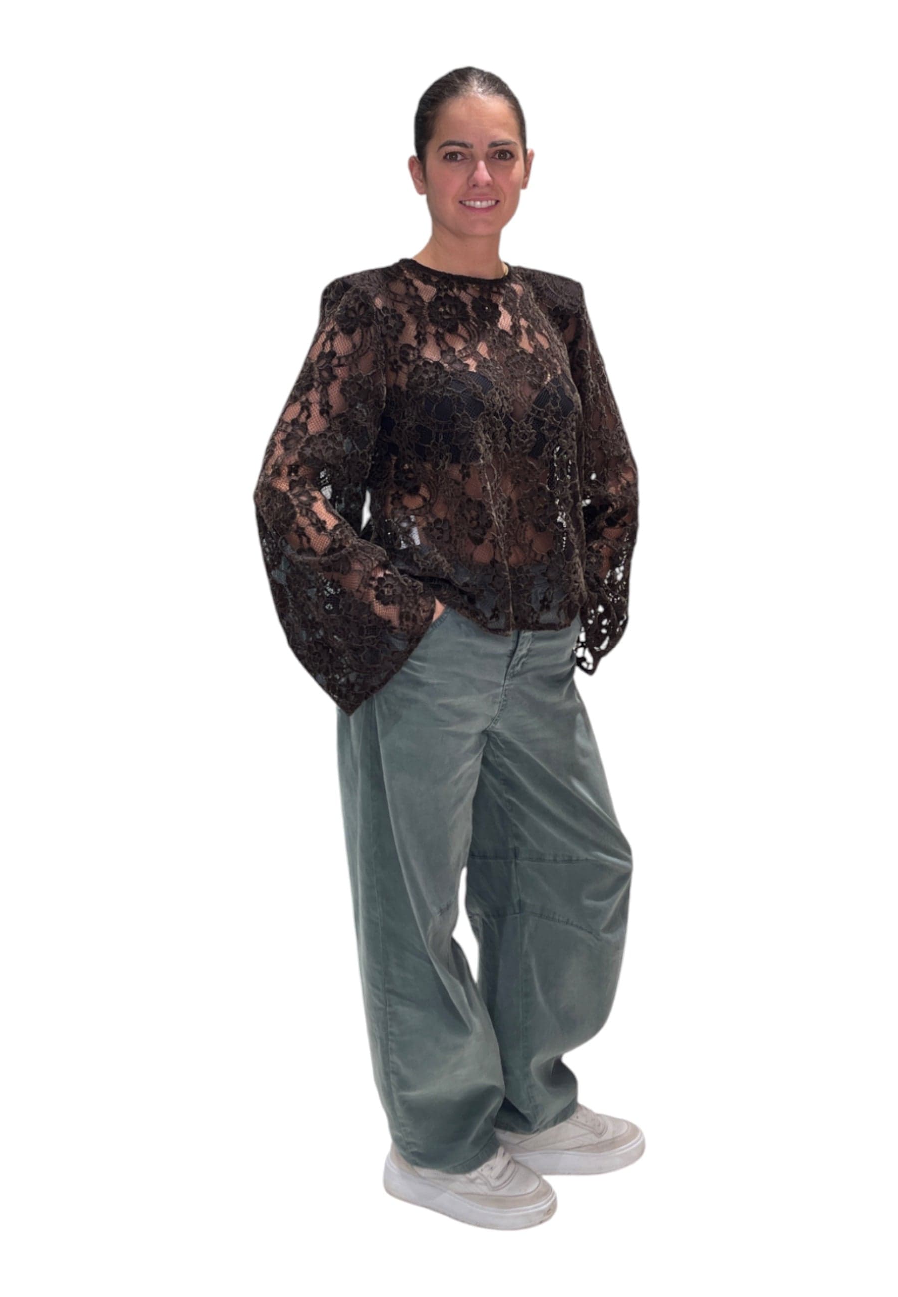 PLEASE T-shirt pizzo Donna Please da donna in T-shirt Drestige - Casamassima, commercioVirtuoso.it