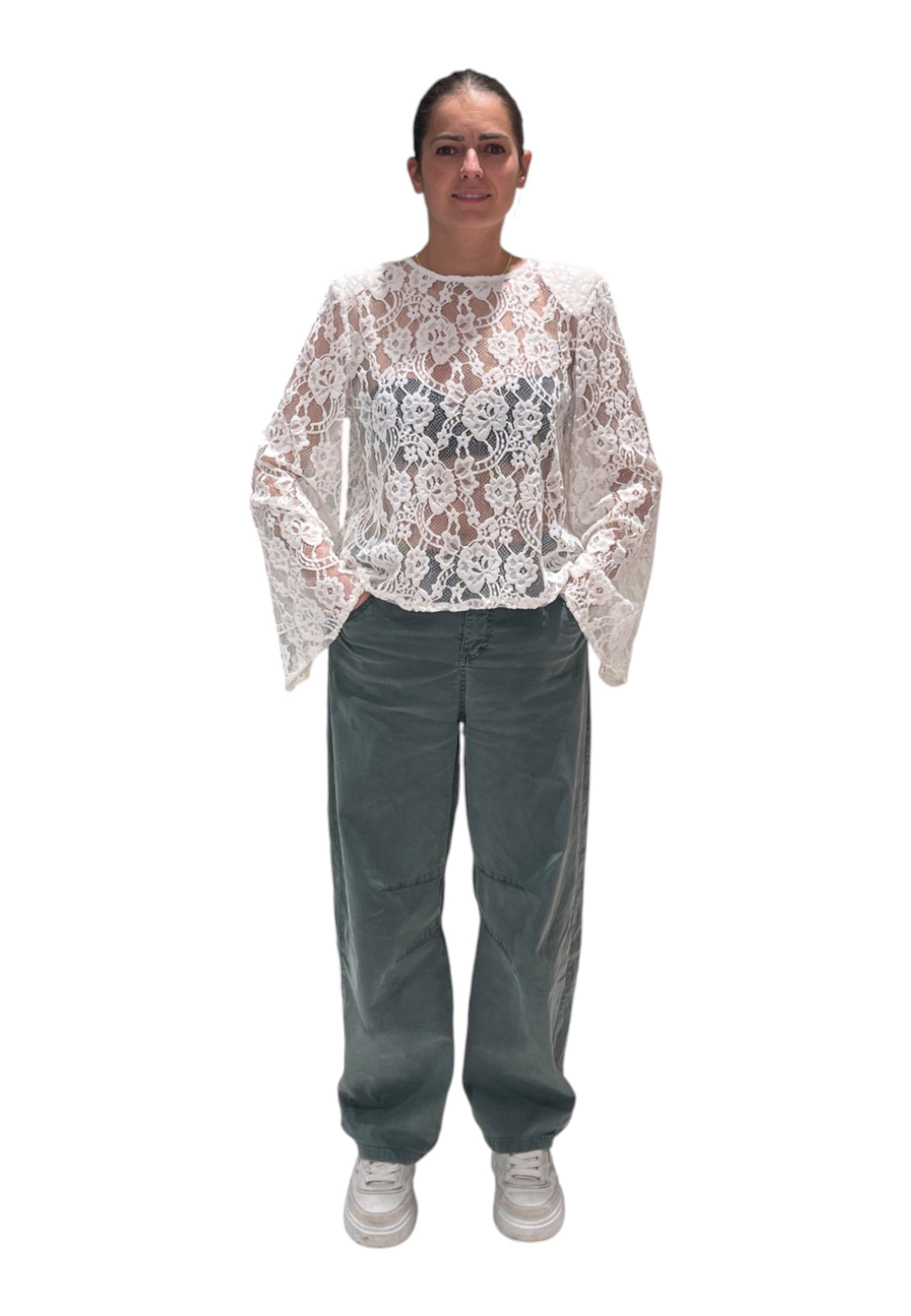 PLEASE T-shirt pizzo Donna Please da donna in T-shirt Drestige - Casamassima, commercioVirtuoso.it
