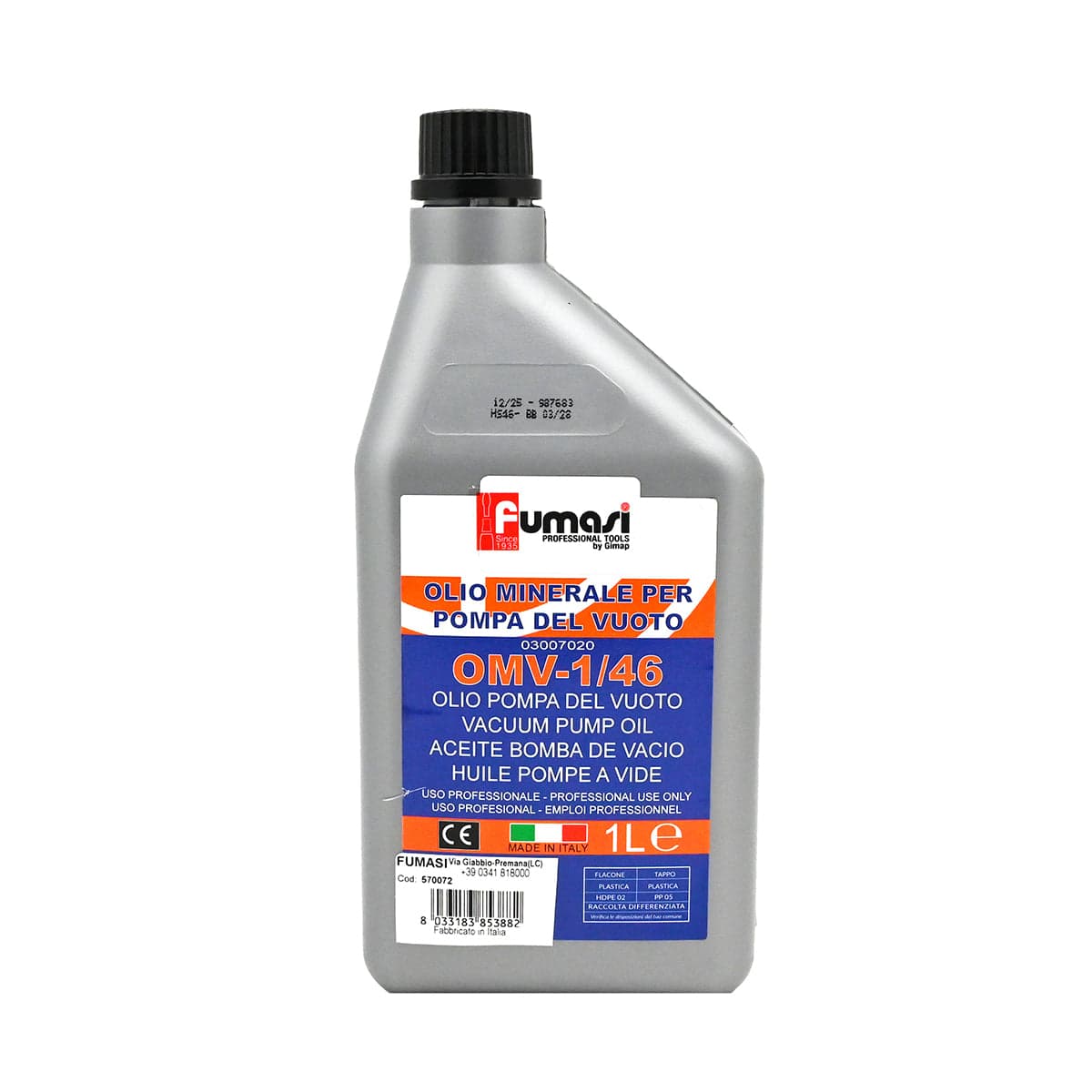Olio Minerale Per Pompe Vuoto- 1 Lt- Fuma- Pezzi 1 in Lubrificanti BricoGo - Marano di Napoli, commercioVirtuoso.it