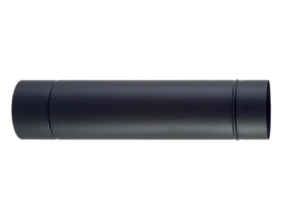 TUBO SMALTATO PER STUFE cm 100 ø 15 nero opaco  - SAVE
