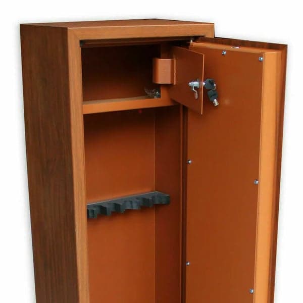 Armadio Portafucili C/Tesoretto Effetto Legno 5 Posti - Ideal Star in Armadi portafucili BricoGo - Marano di Napoli, commercioVirtuoso.it