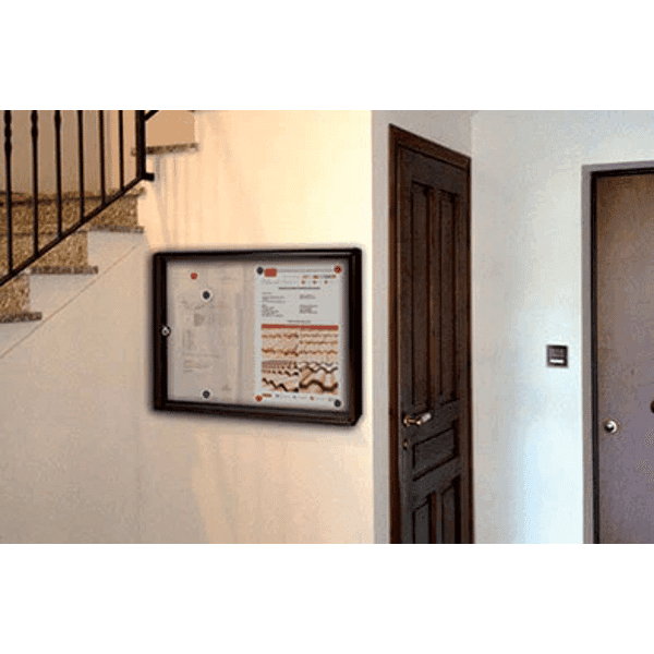 Bacheca Porta Avvisi Ideal Star In Alluminio Cm 55X37X5 (Per 2 Fogli A4 O 1 Foglio A3) - Ideal Star in Bacheche BricoGo - Marano di Napoli, commercioVirtuoso.it