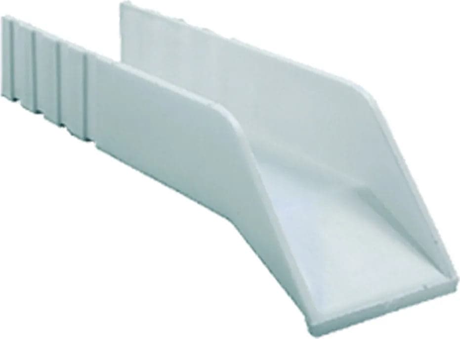 Gocciolatoio per Terrazzi Bianco 6 x 23 cm