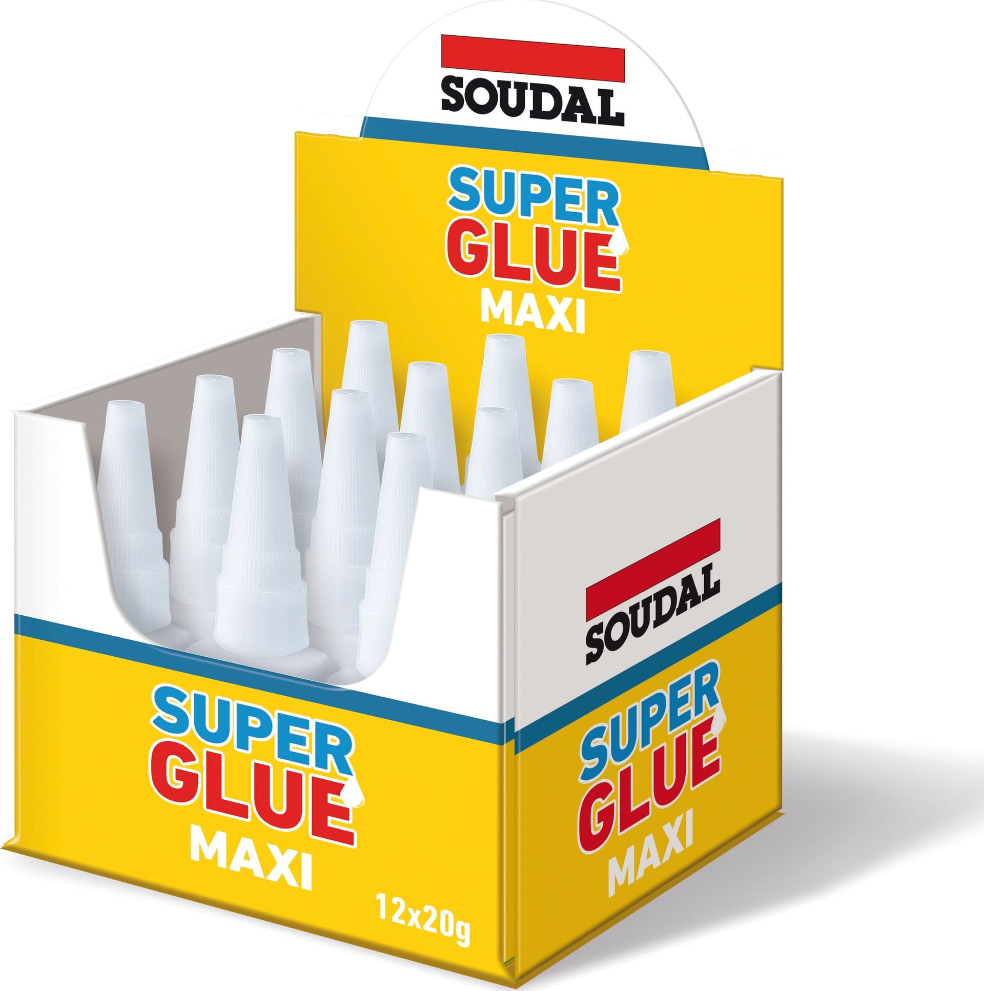Soudal Colla ''Cyanofix Superglue Maxi'' Gr.20 , Pz.12 in Super colla BricoGo - Marano di Napoli, commercioVirtuoso.it