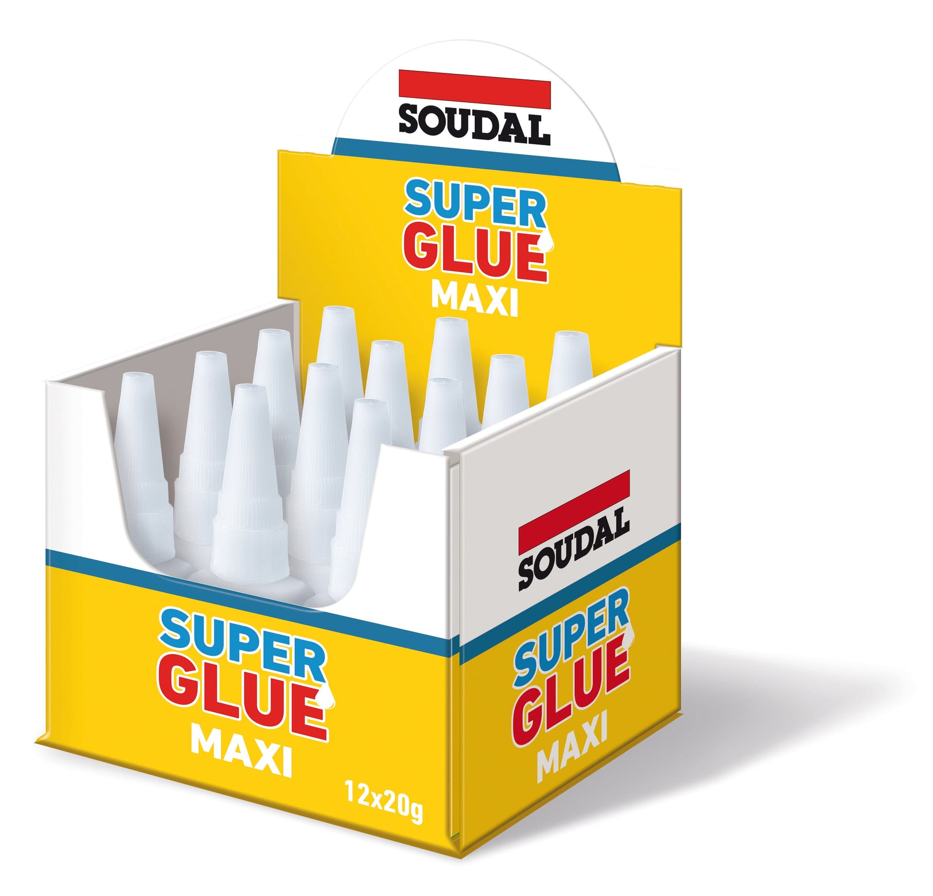 Soudal Colla ''Cyanofix Superglue Maxi'' Gr.20 , Pz.12 in Super colla BricoGo - Marano di Napoli, commercioVirtuoso.it