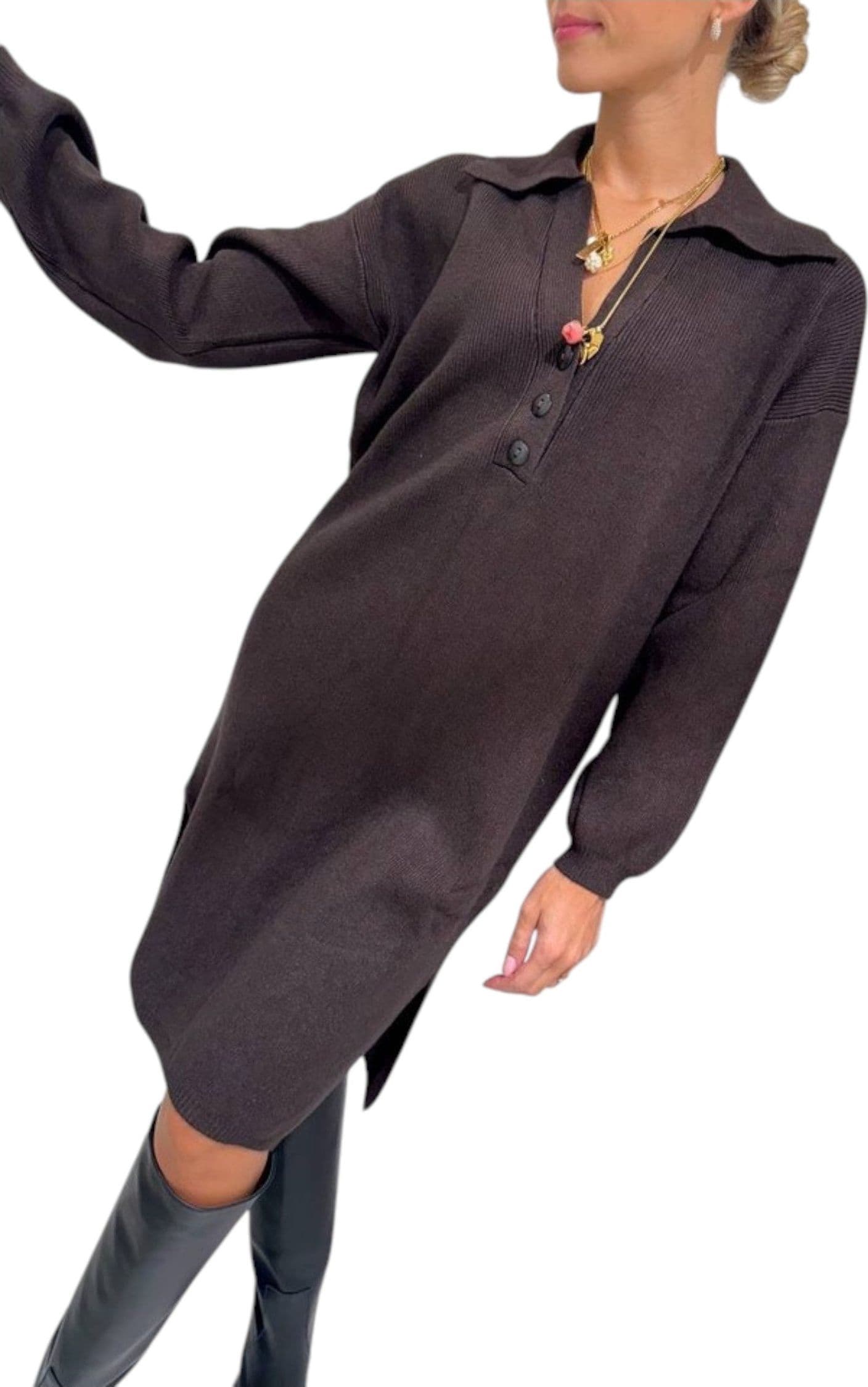 ANNARITAN Abito Donna AnnaritaN f7689ybfx22473 collo da donna in Adulti Drestige - Casamassima, commercioVirtuoso.it