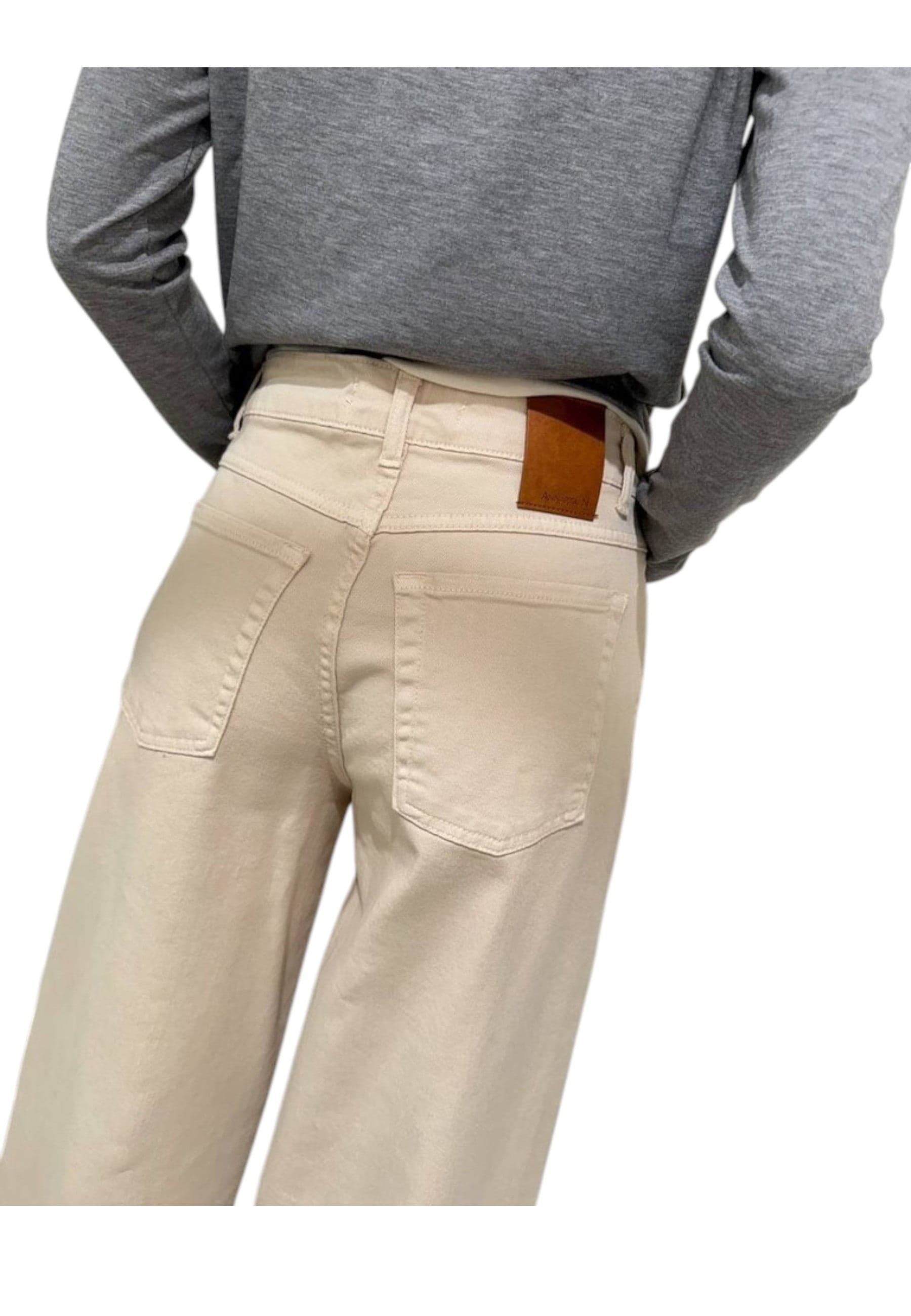 ANNARITAN Pantalone Donna AnnaritaN f1018ybfmiyake palazzo da donna in Pantaloni Drestige - Casamassima, commercioVirtuoso.it