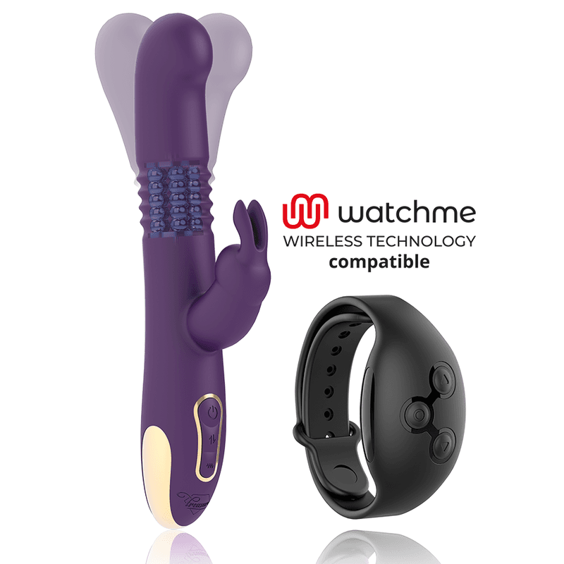 TREASURE - BASTIAN RABBIT UP & DOWN, ROTATORE E VIBRATORE COMPATIBILE CON LA TECNOLOGIA WIRELESS WATCHME in prodotto Desideria Shop - Latina, commercioVirtuoso.it