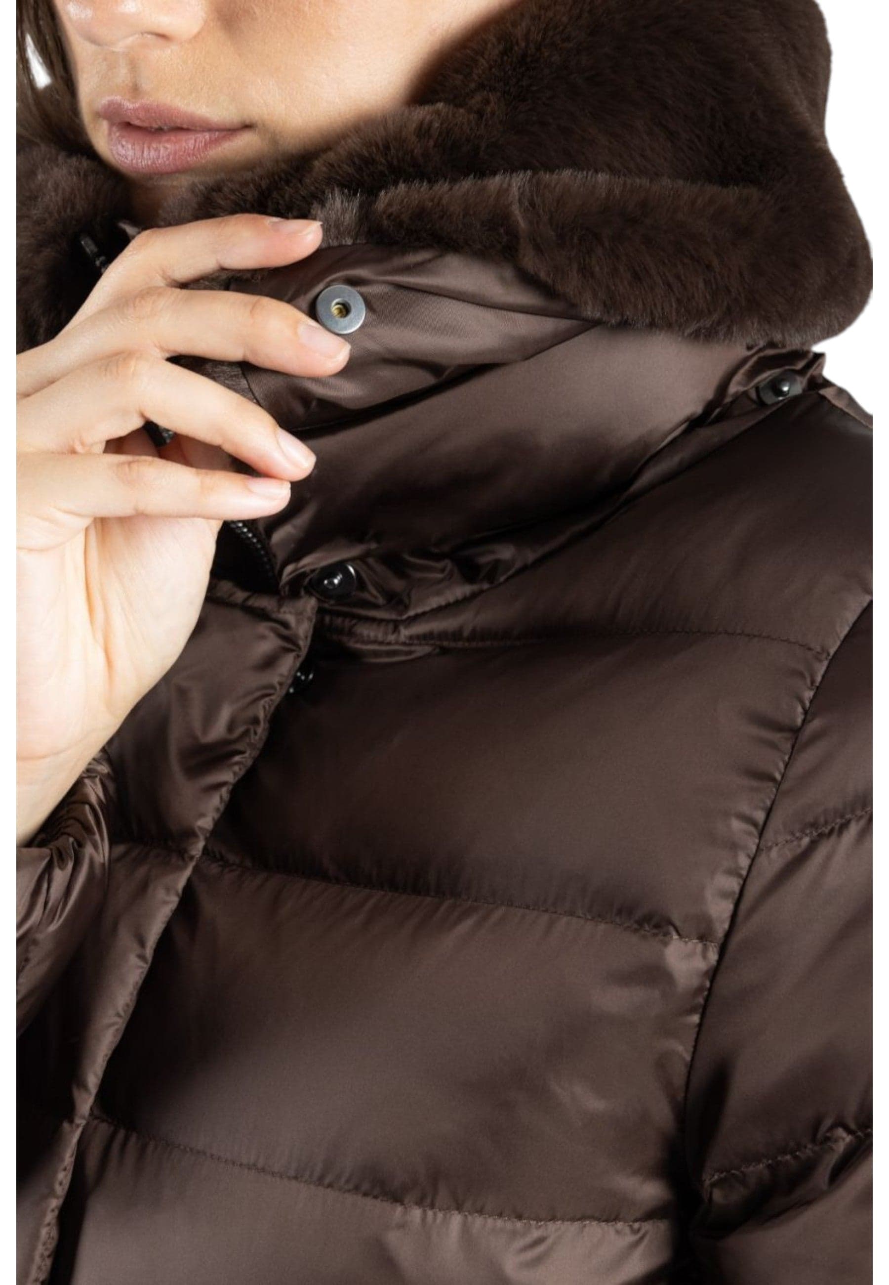 CANADIENS Piumino Donna cap05318-rita_longw-be shiny smart da donna in Giacche Drestige - Casamassima, commercioVirtuoso.it