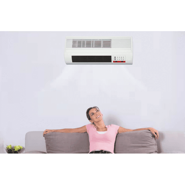 Termoventilatore A Parete 2000W Cm.50 Con Timer E Telecomando Cm.50X19X11H. Syntesy in Stufe elettriche BricoGo - Marano di Napoli, commercioVirtuoso.it