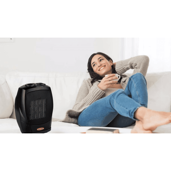 Termoventilatore Ceramico Orientabile 750/1500 Watt - Ideal Star in Stufe elettriche BricoGo - Marano di Napoli, commercioVirtuoso.it