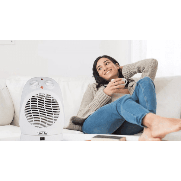 Termoventilatore Orientabile 1000/2000 Watt - Ideal Star in Stufe elettriche BricoGo - Marano di Napoli, commercioVirtuoso.it