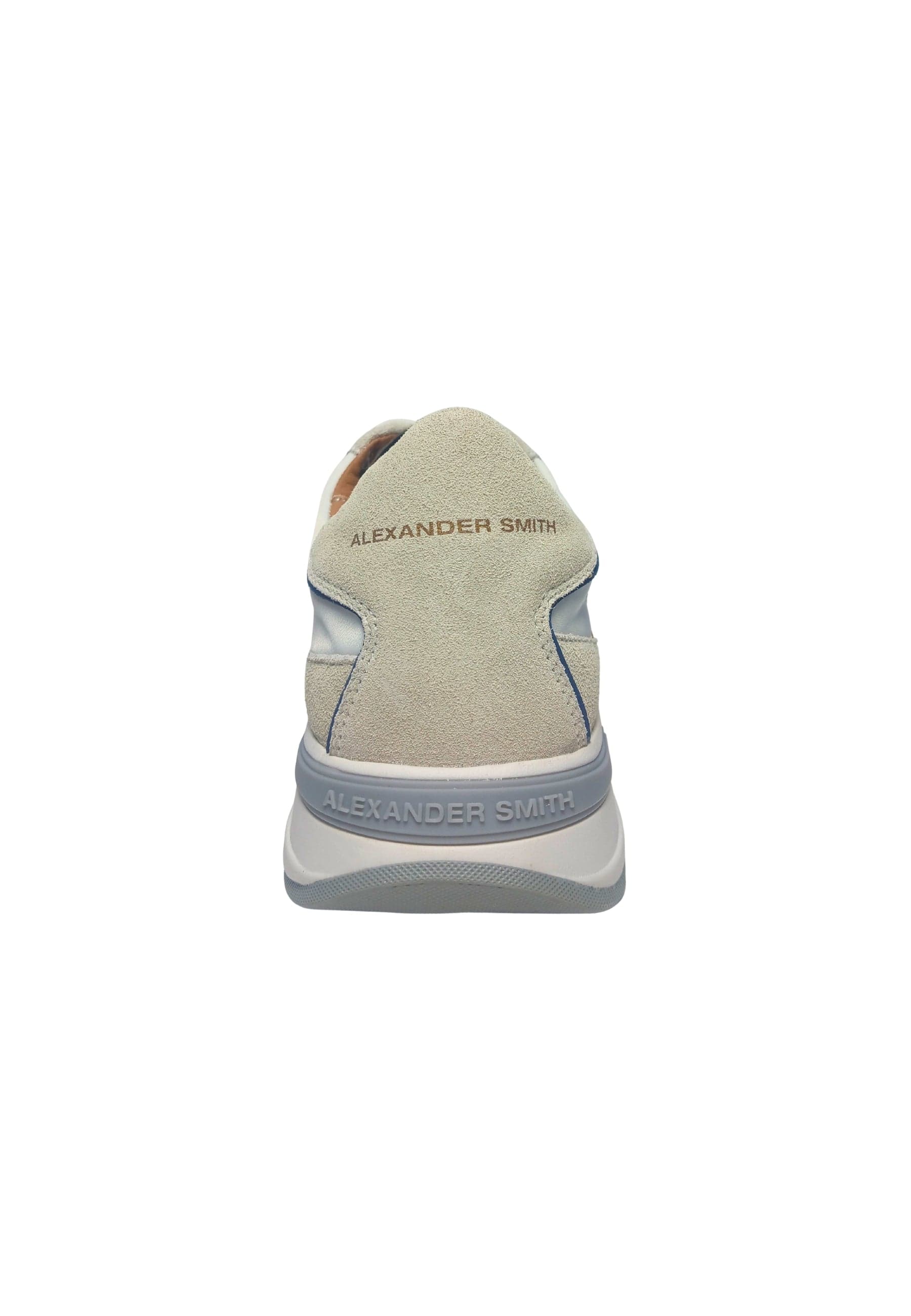 ALEXANDER SMITH Scarpe Uomo Alexander Smith Liverpool Man White Ivory Blue da uomo in Sneaker casual Drestige - Casamassima, commercioVirtuoso.it