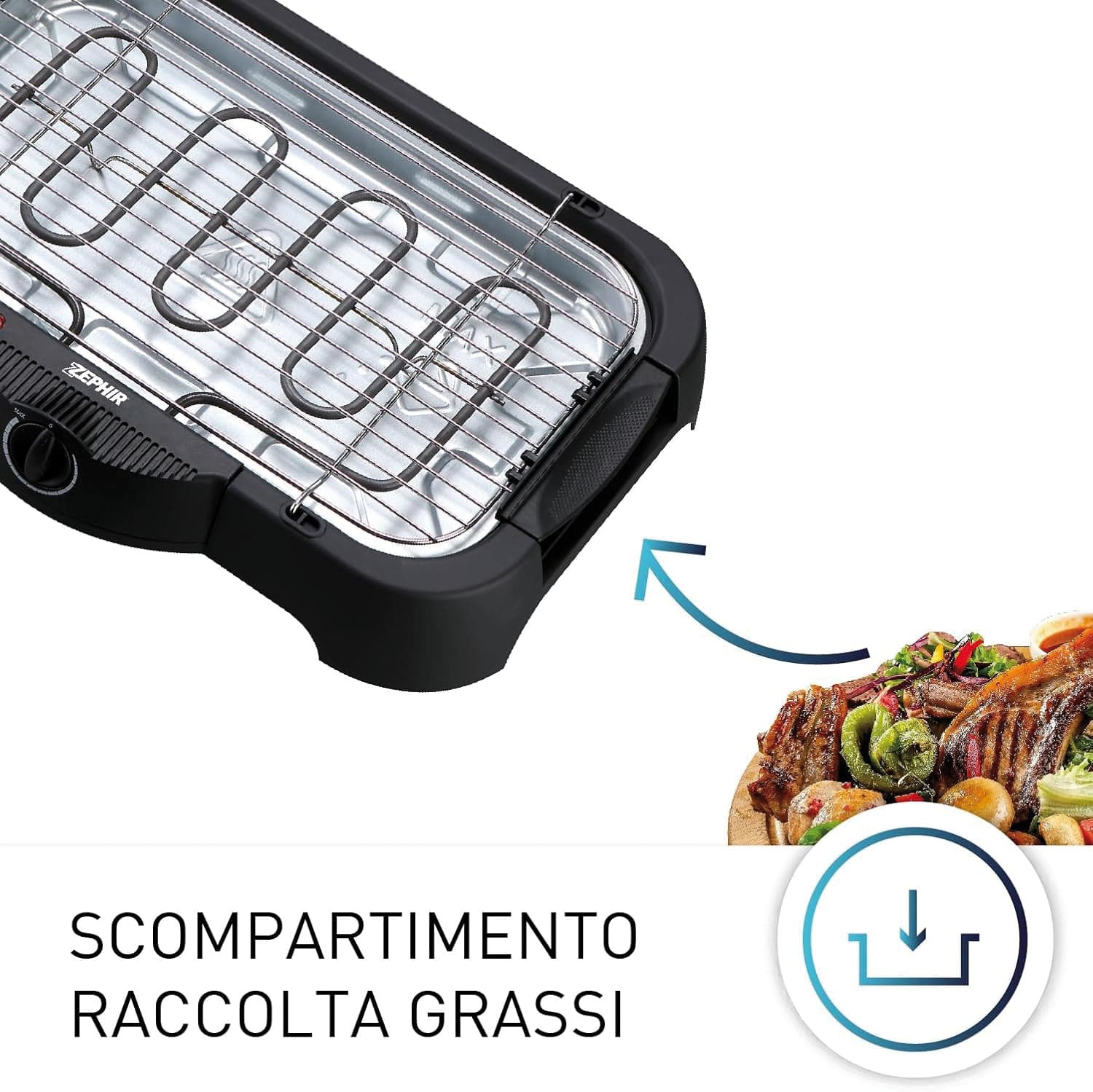 Zephir Barbecue Elettrico Da Tavolo Zhc703 2000 W in Barbecue elettrici BricoGo - Marano di Napoli, commercioVirtuoso.it