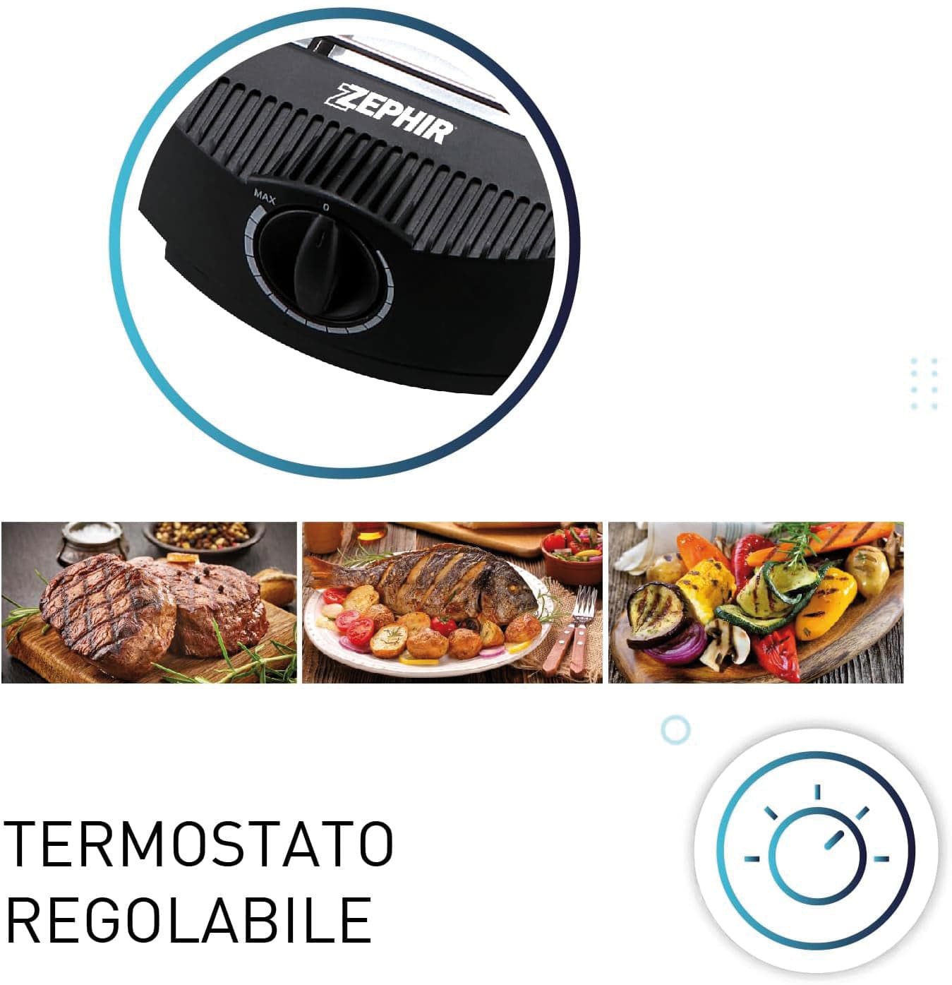 Zephir Barbecue Elettrico Da Tavolo Zhc703 2000 W in Barbecue elettrici BricoGo - Marano di Napoli, commercioVirtuoso.it