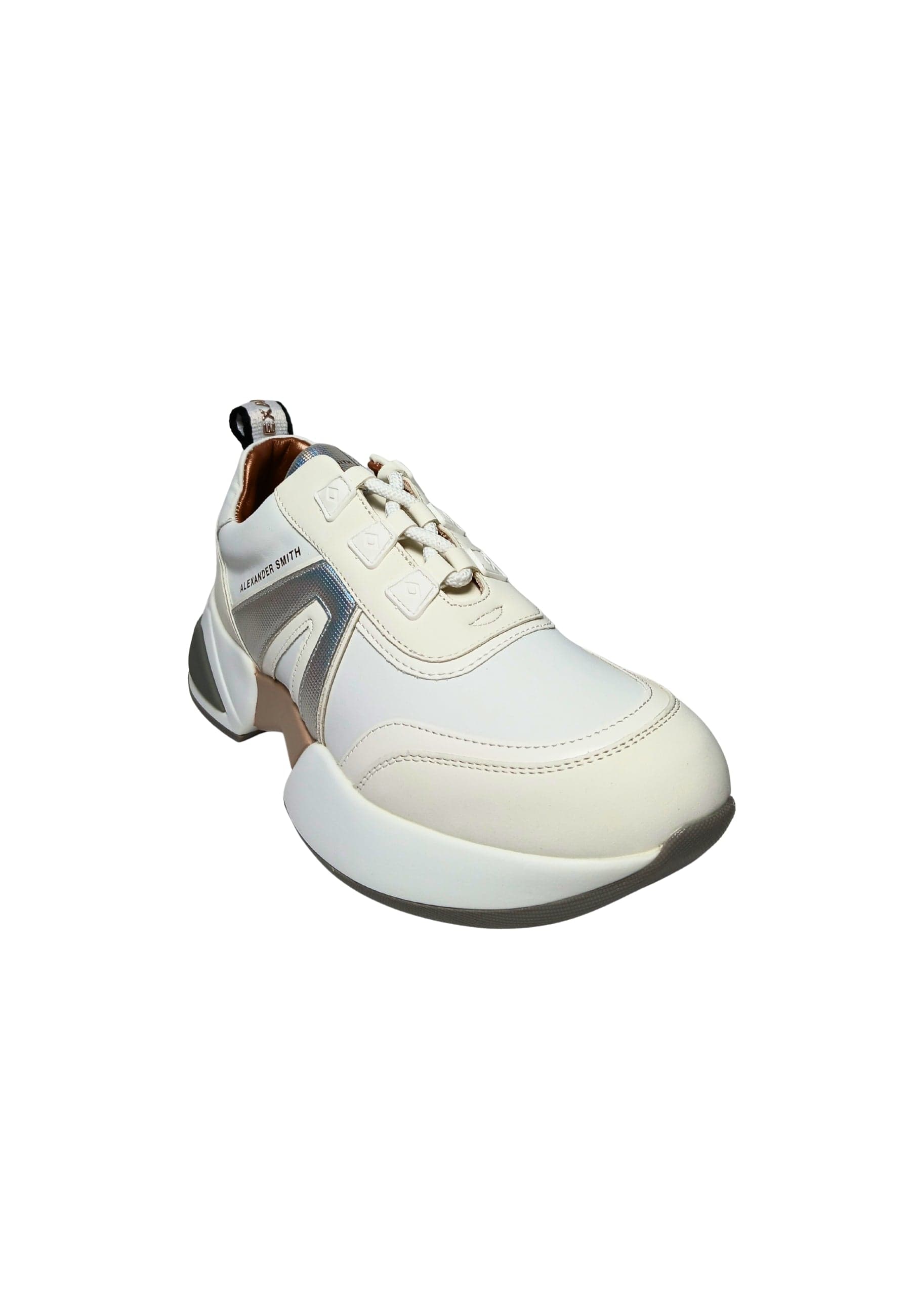 ALEXANDER SMITH Scarpe Donna Alexander Smith Sneaker Marble Woman White Silver da donna in Sneaker casual Drestige - Casamassima, commercioVirtuoso.it