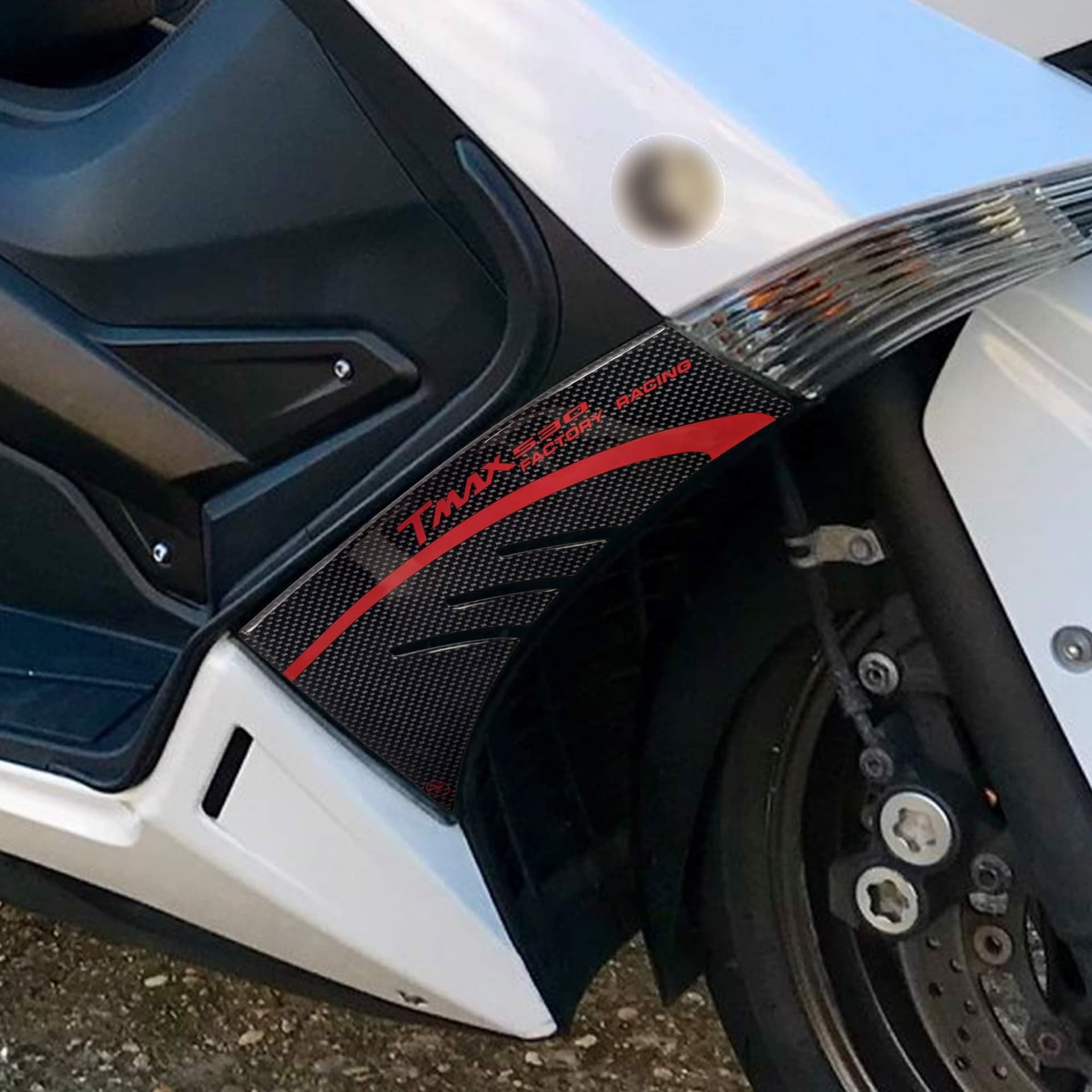 2 ADESIVI Resinati 3D Gel ERGAL compatibili per carena YAMAHA TMAX 530 2012-2016 in Decalcomanie adesivi e magneti LabelBike - Bibbiano, commercioVirtuoso.it