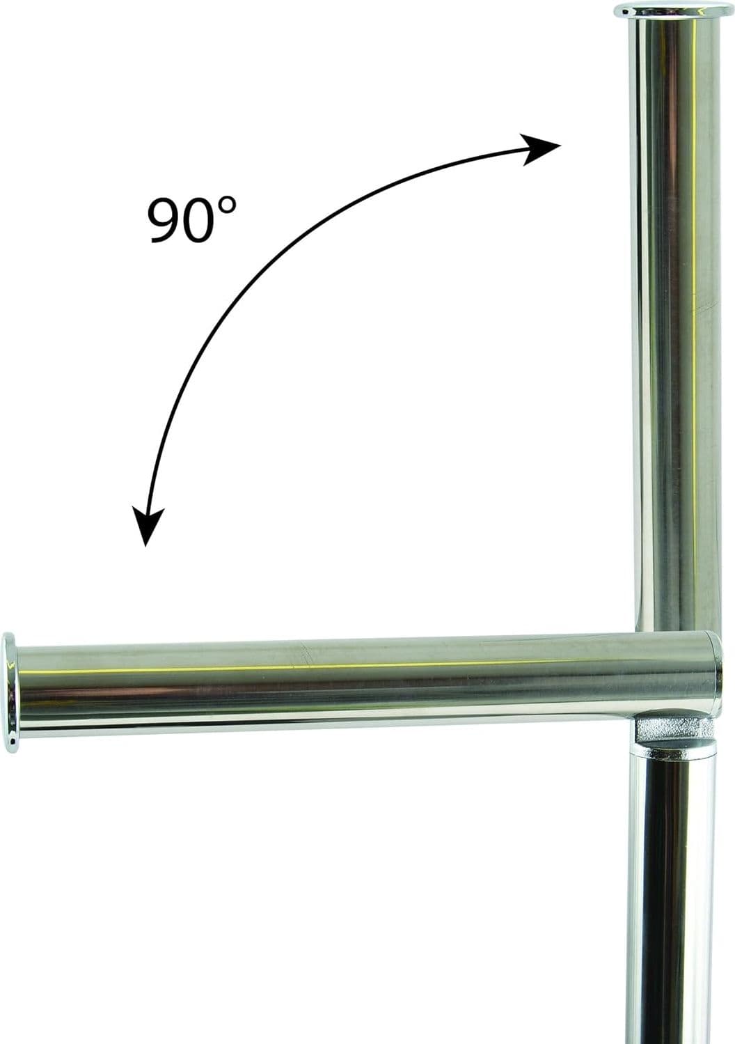 Piantana Colonna Acciaio Inox Porta Scopino Base Vetro Ovale- Acciaio Inox Vetro Nero- Spire- Pezzi 1 in Scopini e porta scopini BricoGo - Marano di Napoli, commercioVirtuoso.it