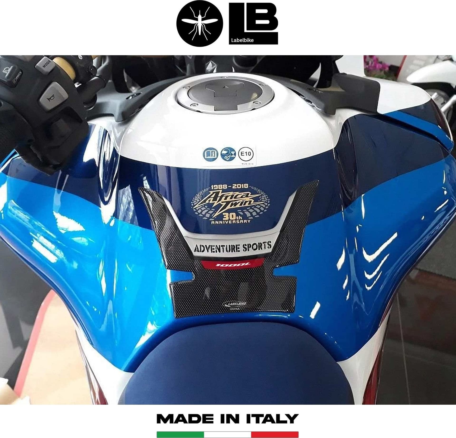 Paraserbatoio moto compatibile con Honda Africa Twin Adventure Sports 2018 in Paraserbatoio LabelBike - Bibbiano, commercioVirtuoso.it
