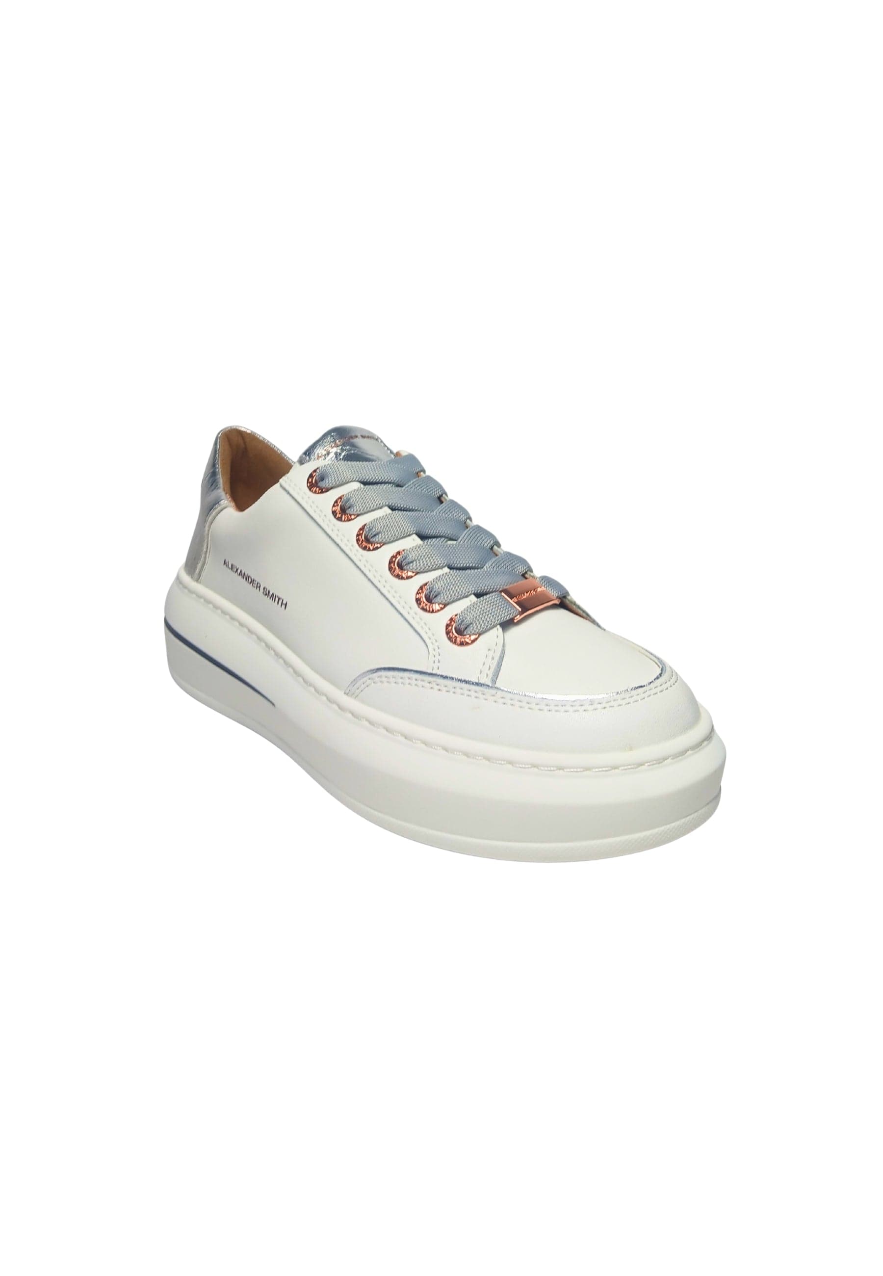 ALEXANDER SMITH Scarpe Donna Alexander Smith Lancaster Woman White Silver da donna in Sneaker casual Drestige - Casamassima, commercioVirtuoso.it