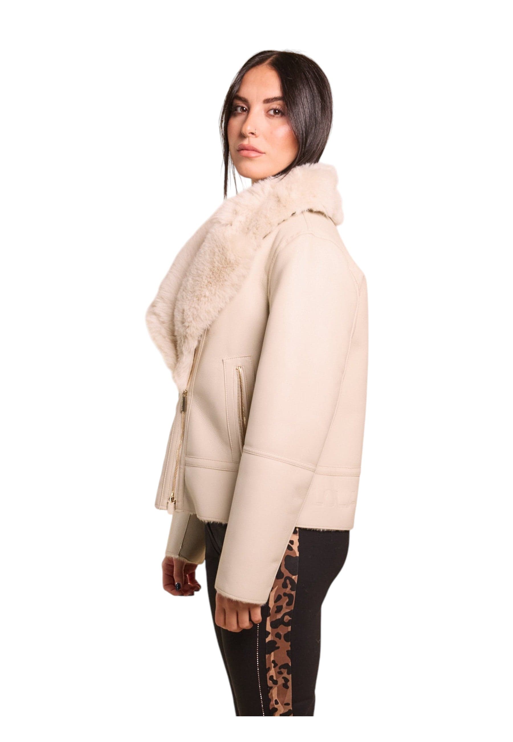 LOLA CASADEMUNT Montone Donna Lola Casademunt lf2501012 Chiodo da donna in Giacche Drestige - Casamassima, commercioVirtuoso.it