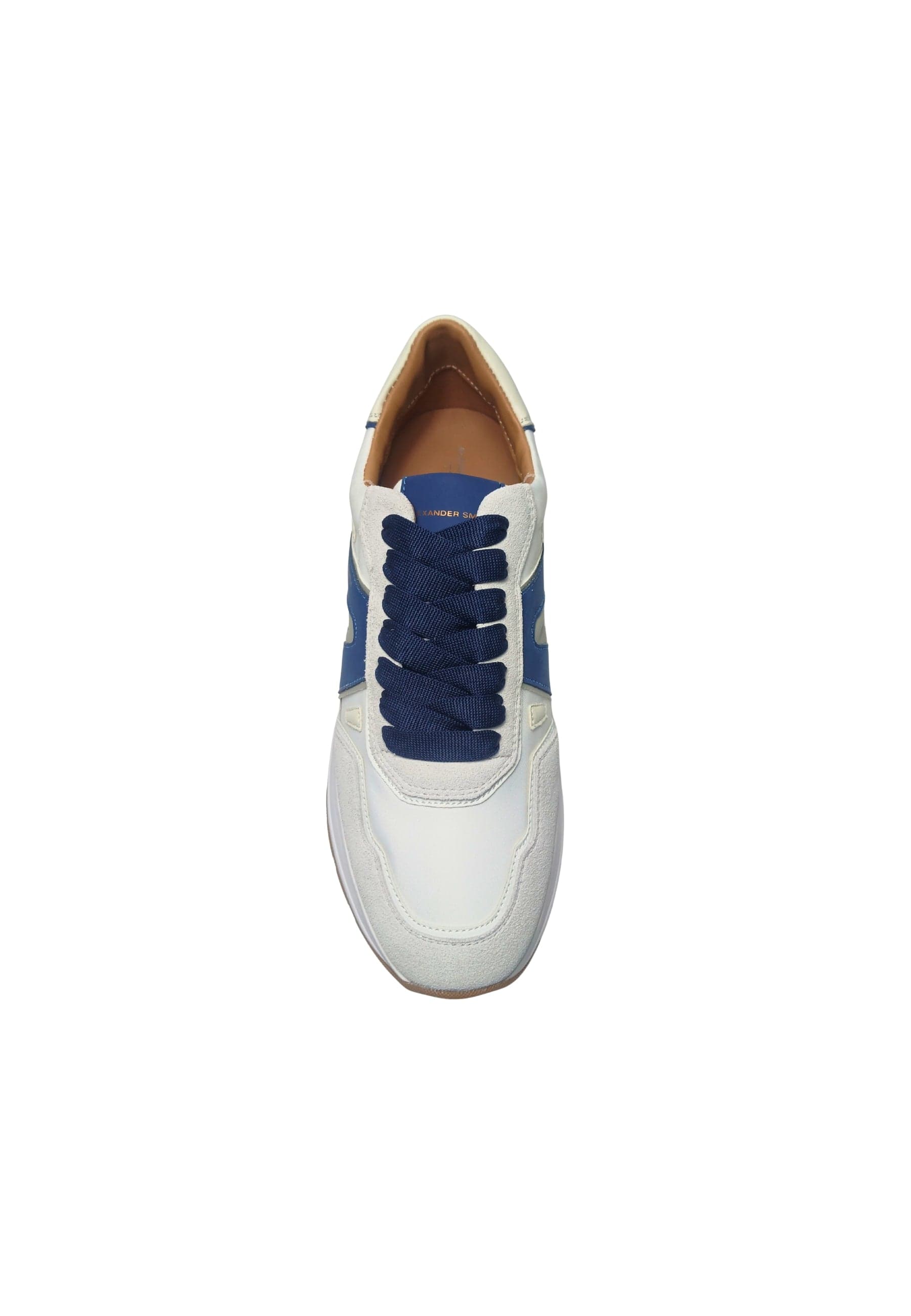 ALEXANDER SMITH Scarpe Uomo Alexander Smith Liverpool Man White Blue da uomo in Sneaker casual Drestige - Casamassima, commercioVirtuoso.it