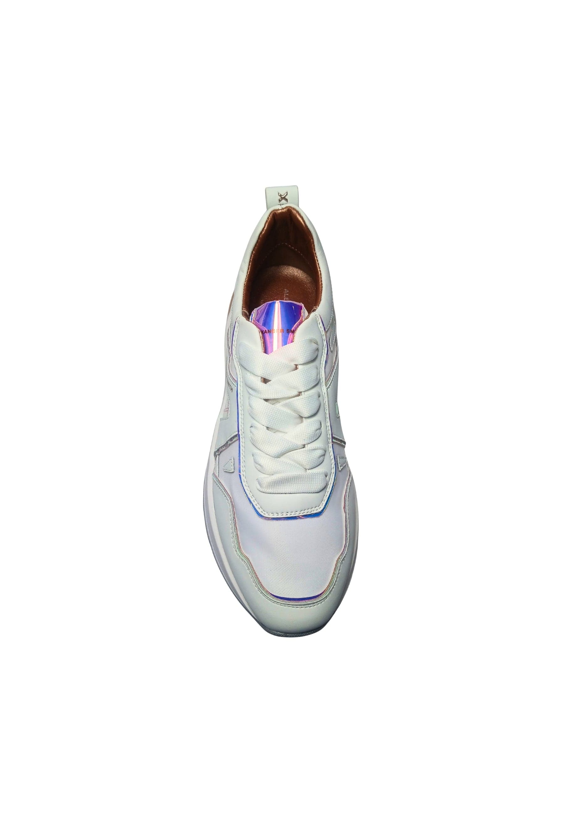 ALEXANDER SMITH Scarpe Donna Alexander Smith Liverpool Woman White Iride Azure da donna in Sneaker casual Drestige - Casamassima, commercioVirtuoso.it