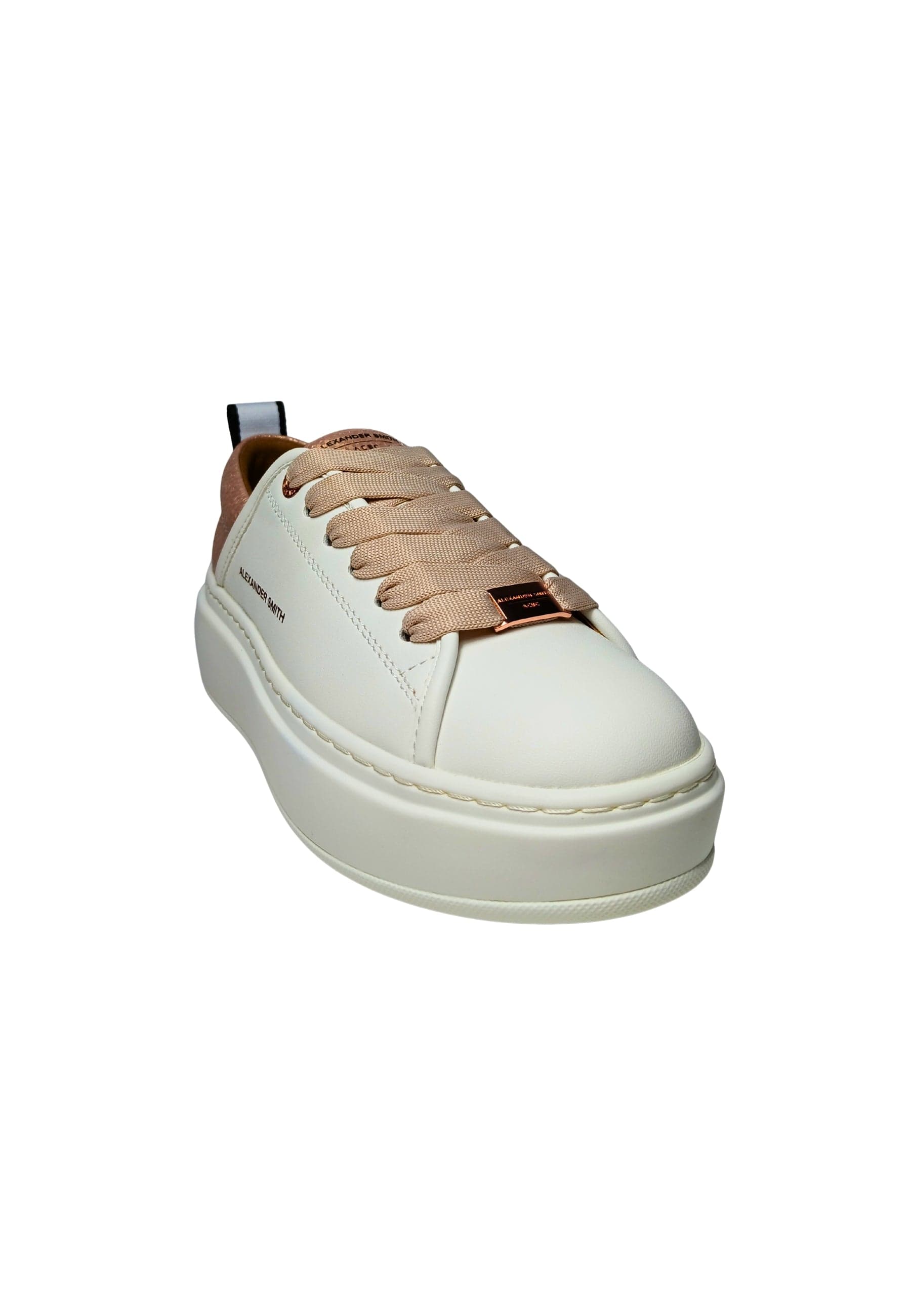 ALEXANDER SMITH Scarpe Donna Alexander Smith Eco-Wembley High Woman White Nude da donna in Sneaker casual Drestige - Casamassima, commercioVirtuoso.it