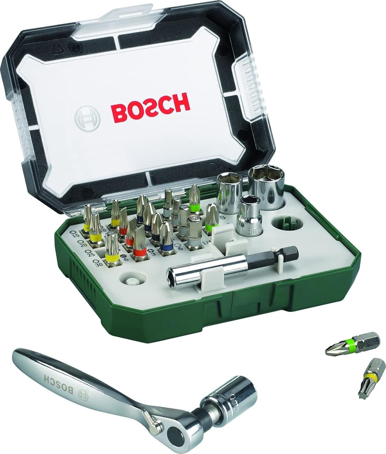 Set Avvitamento Rainbow Evo con Cricchetto Bussole e Bit Magnetici 26 Pezzi